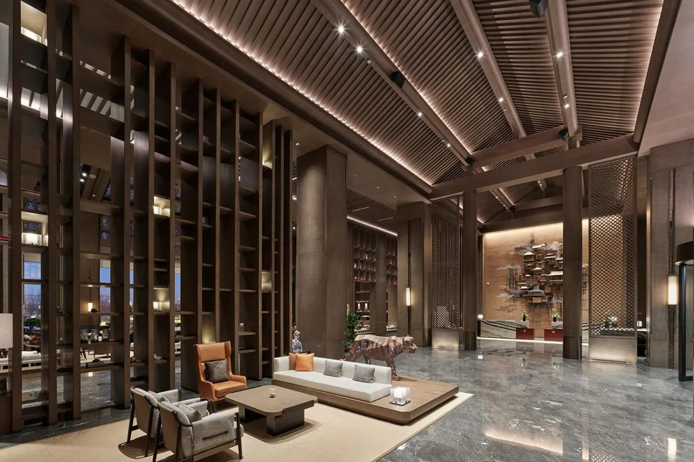 Lobby or reception in Homm Changchun Beihu