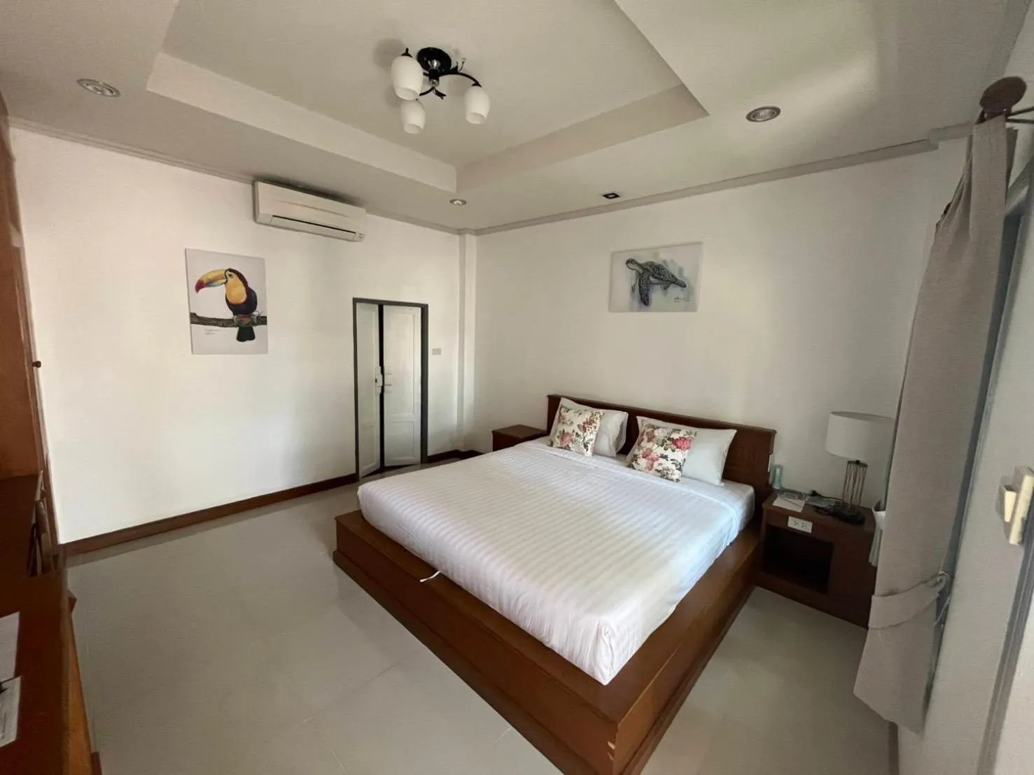 Bed in Kenikar Raintree Resort Chumphon