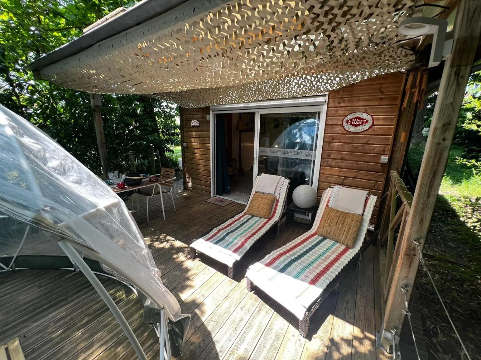 Patio in MAROSENIA TTIKI - Cabanes et Spa