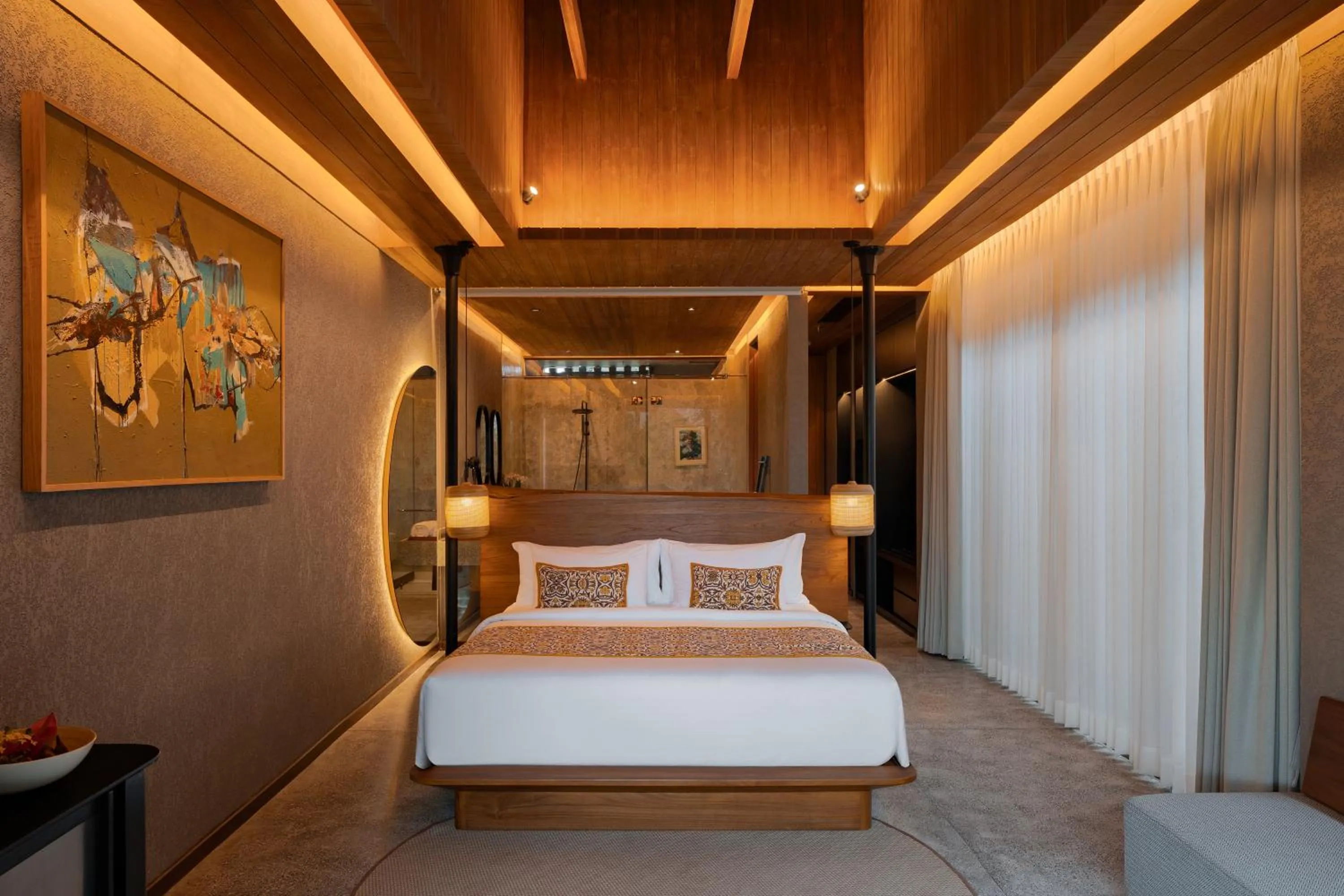 Bedroom, Bed in The Kemilau Ubud