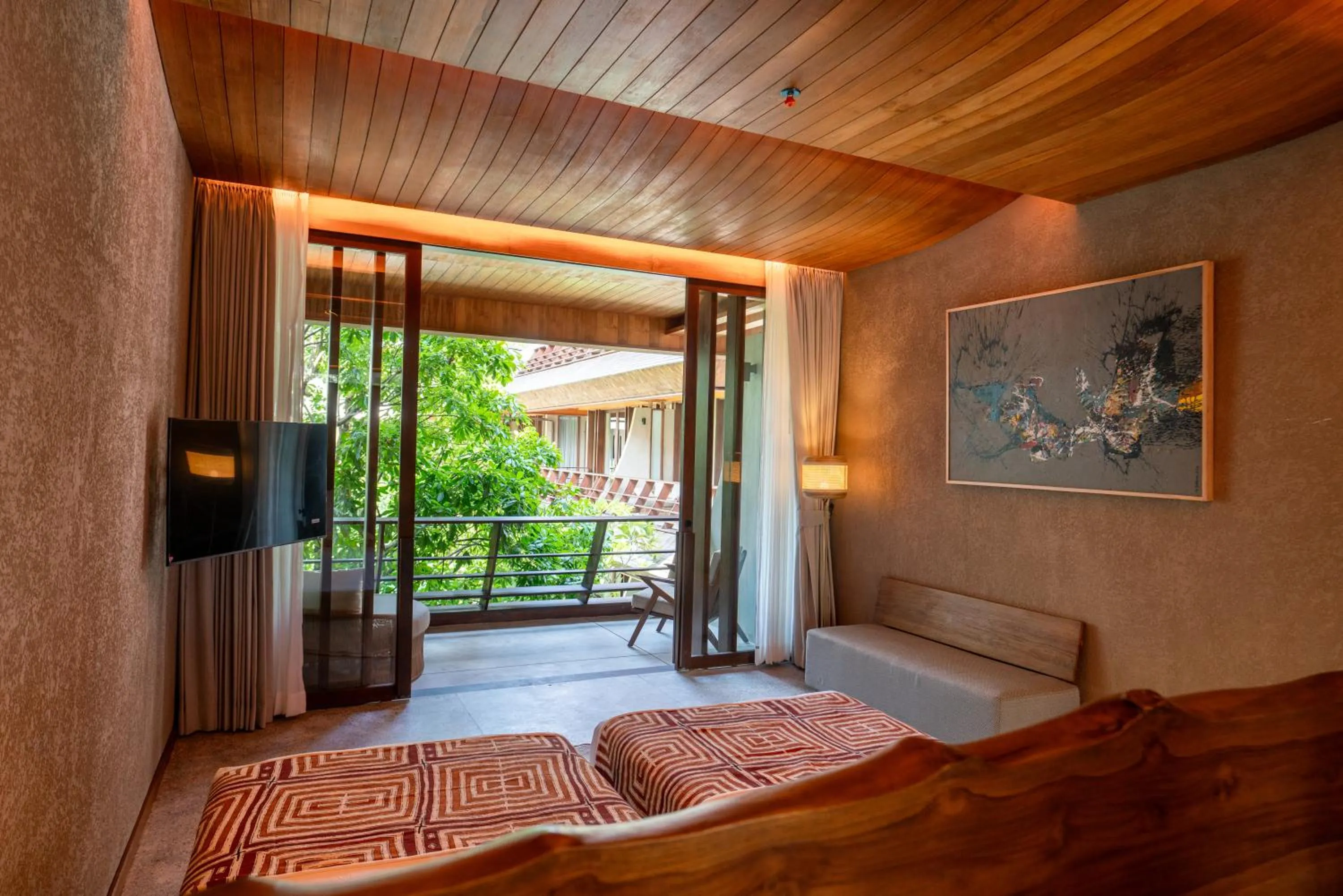 View (from property/room), Bed in The Kemilau Ubud