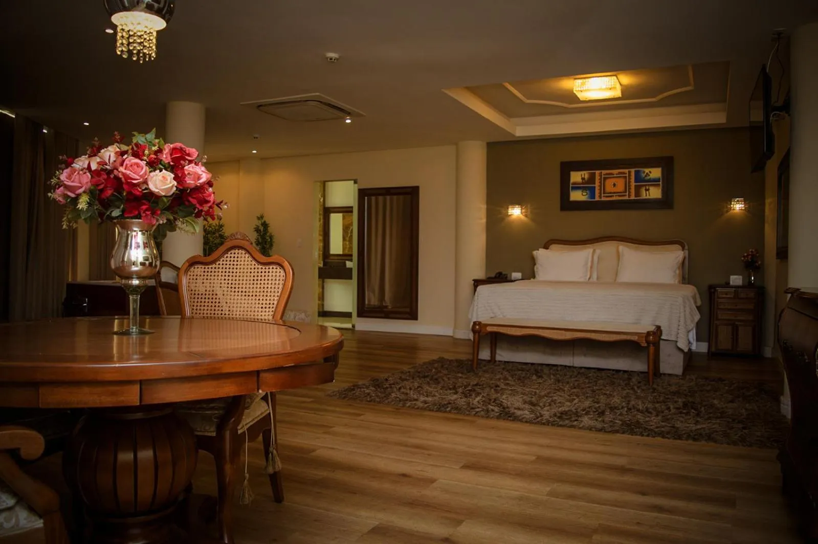 Bed in Minas Platinum Hotel & Convention