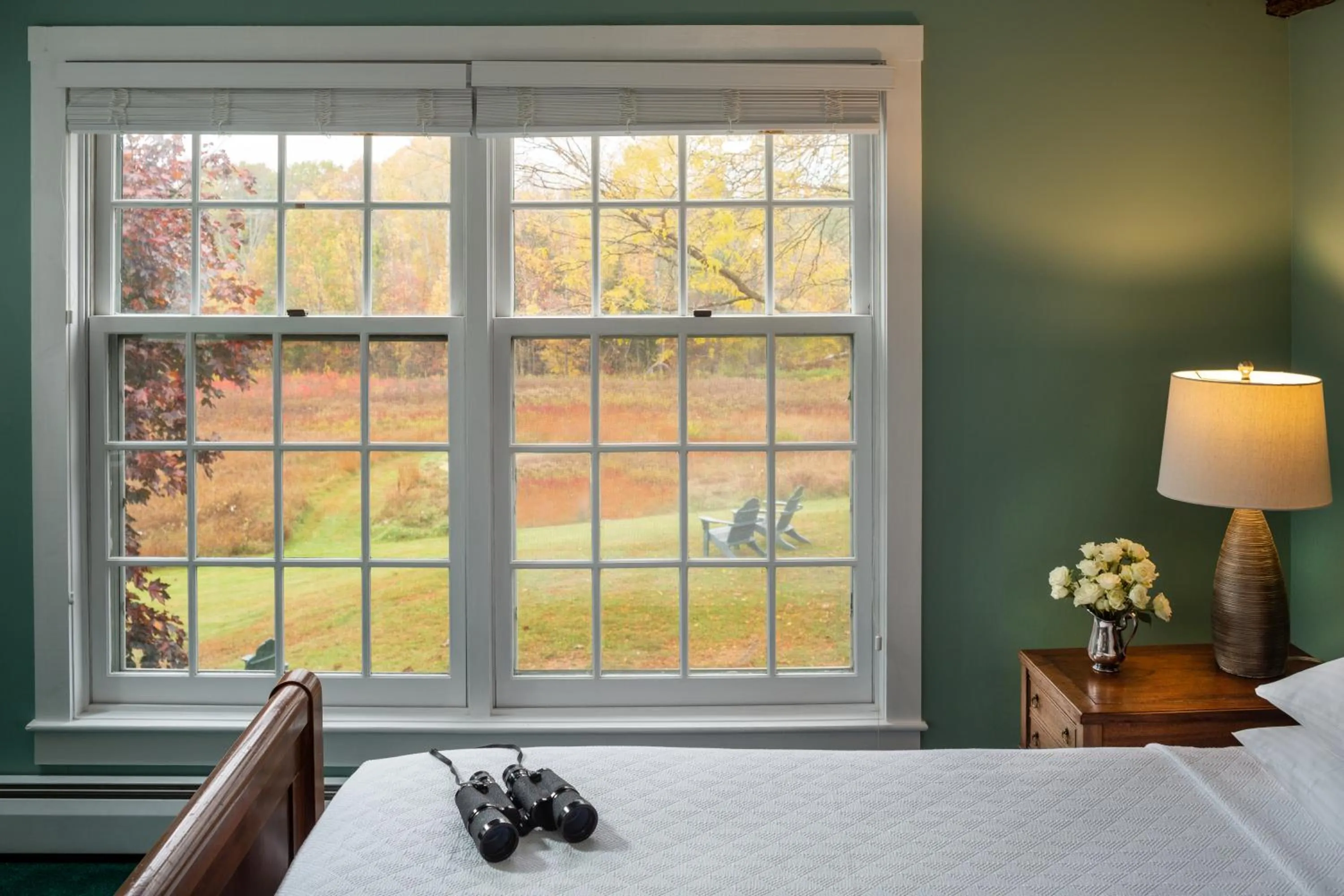 Garden view in Chesterfield Inn