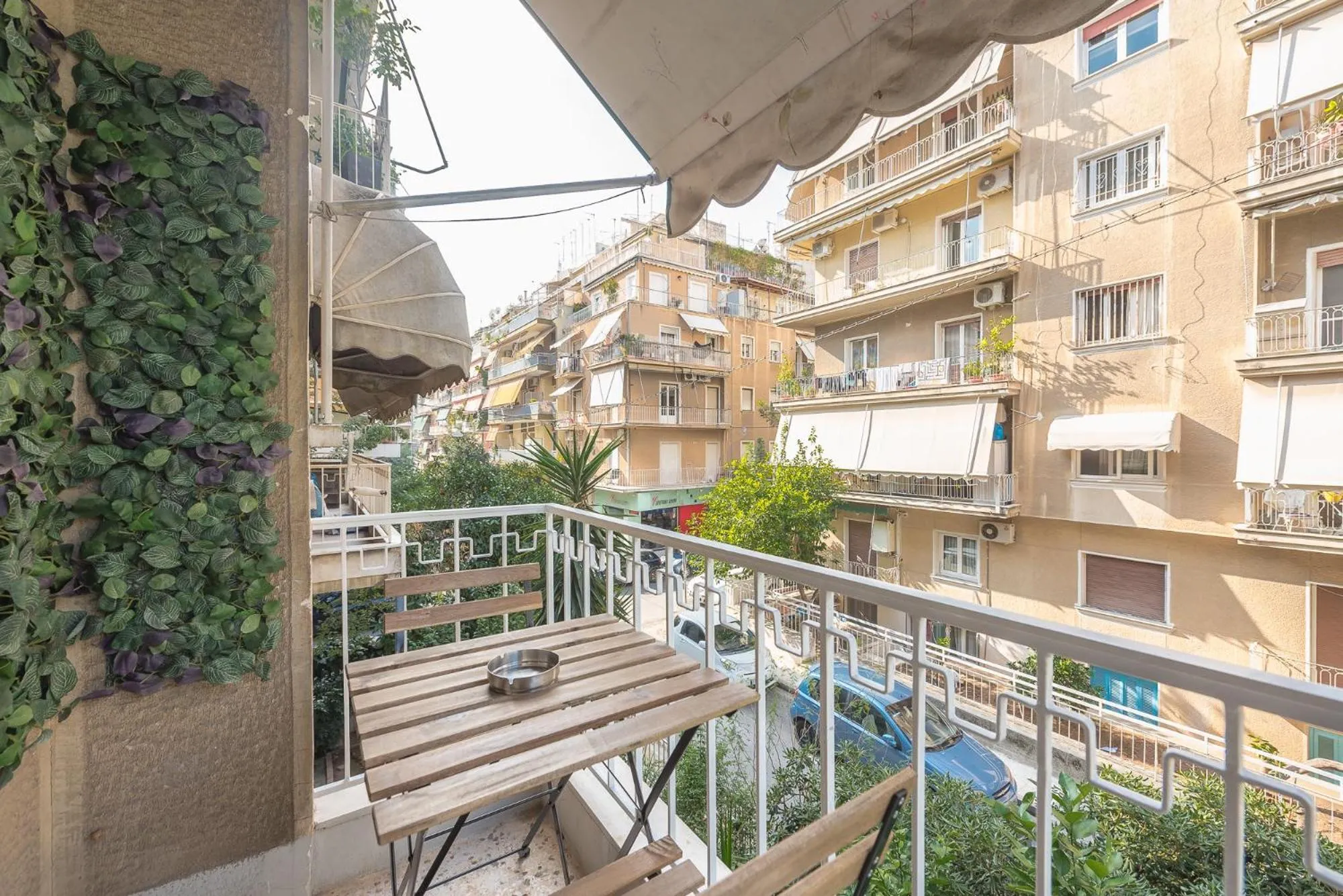 Balcony/Terrace in City Nest Apartment by Cloudkeys