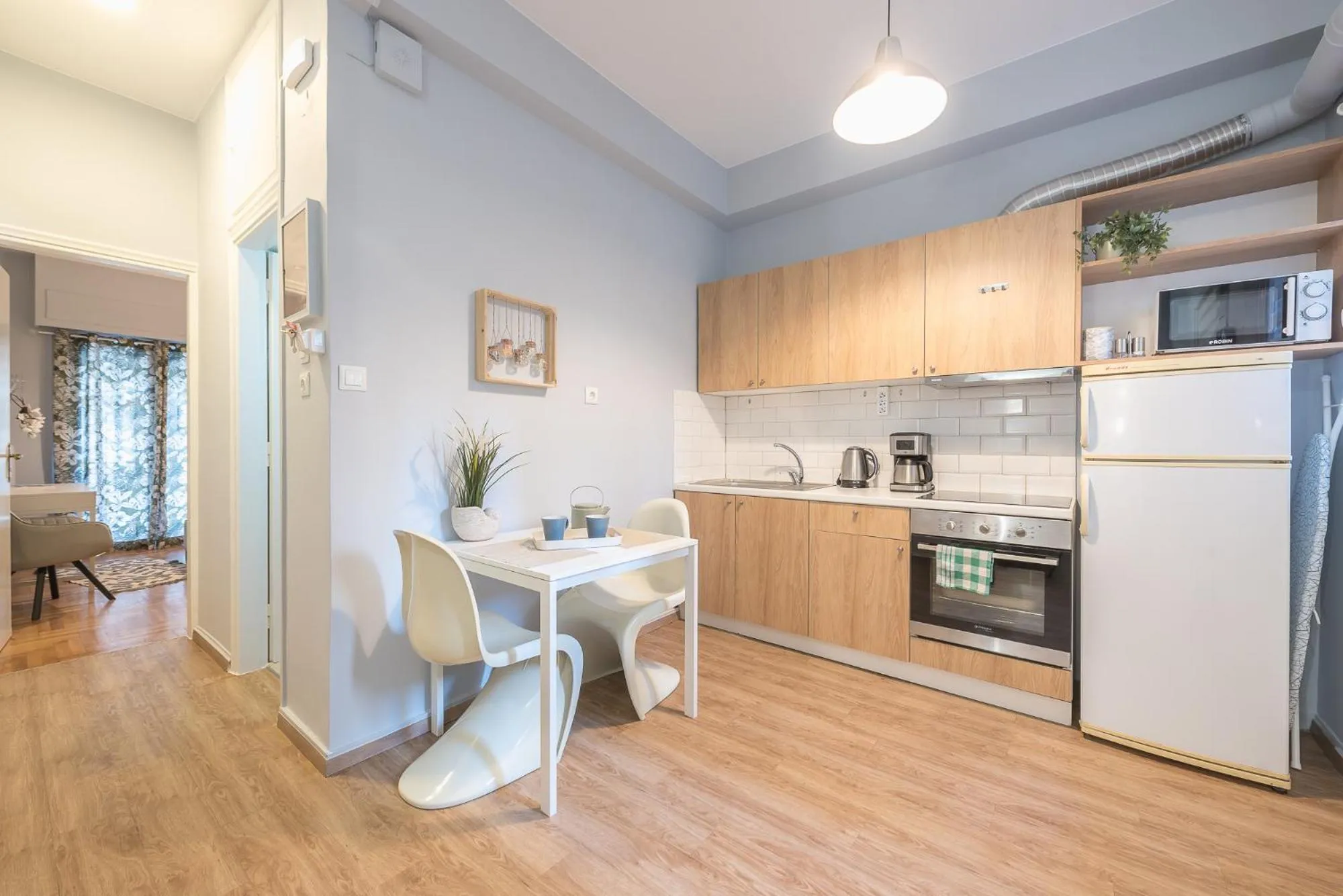 Kitchen or kitchenette in City Nest Apartment by Cloudkeys