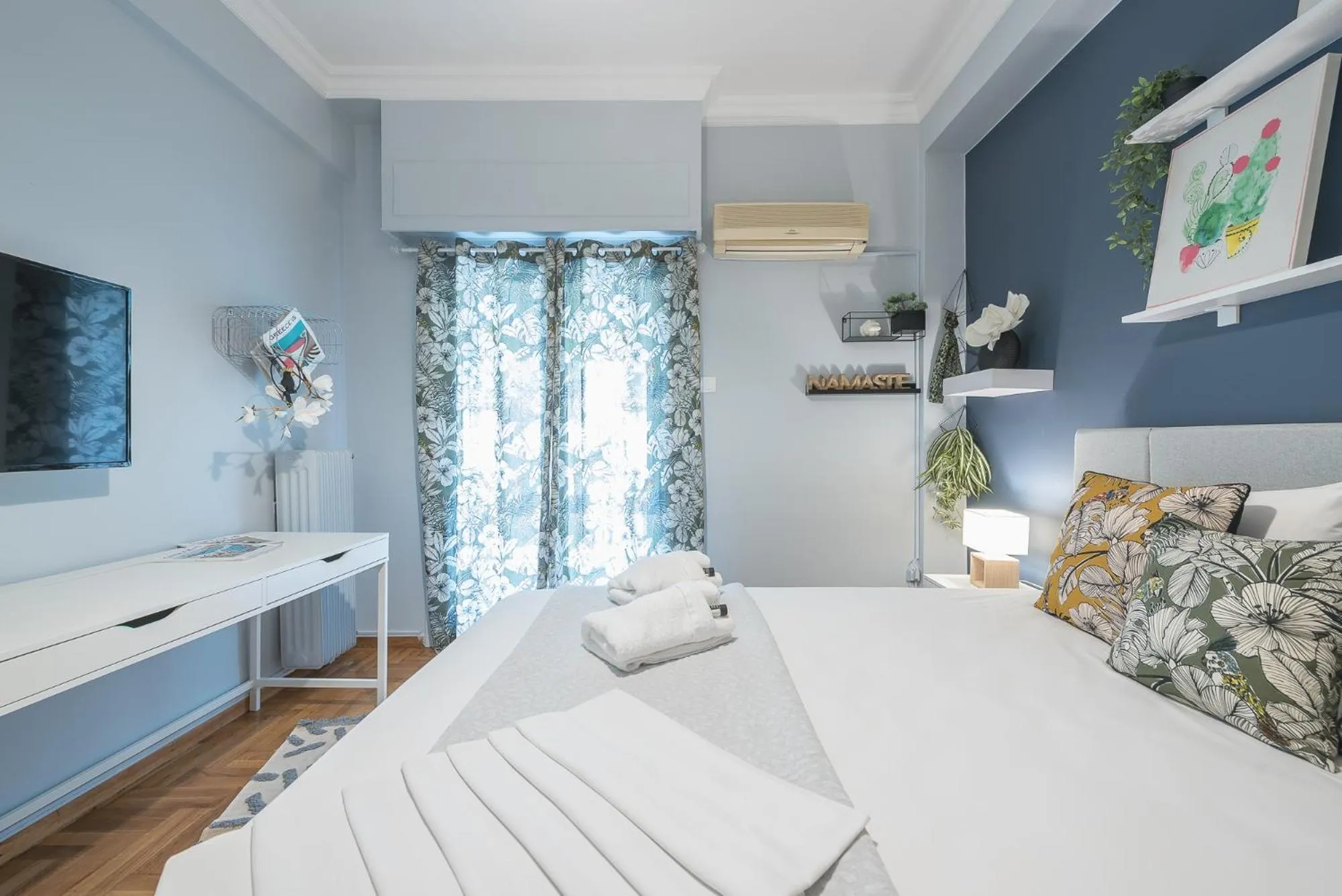 Bed in City Nest Apartment by Cloudkeys