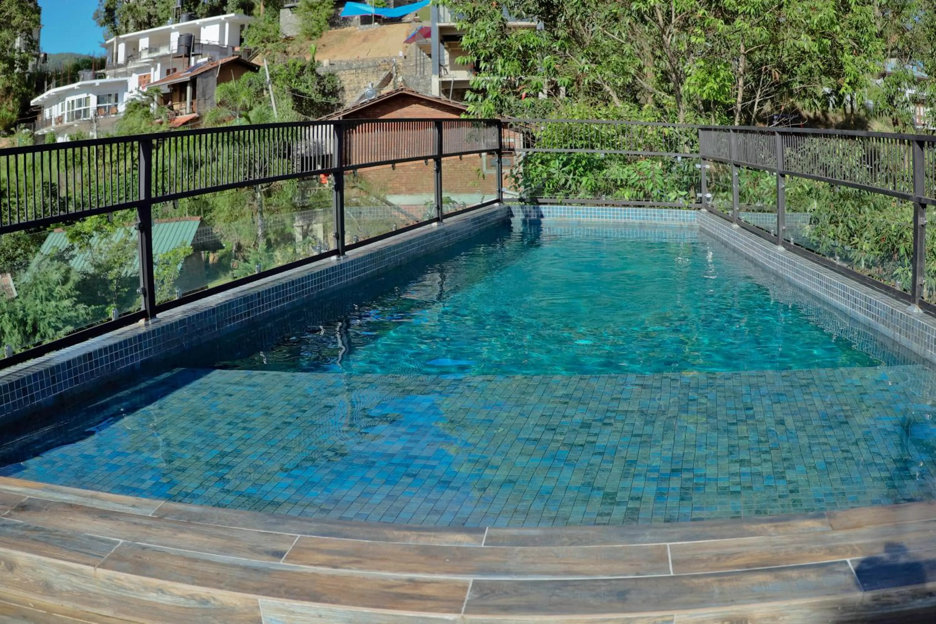 Pool view in Oak Ray La Ella Breeze