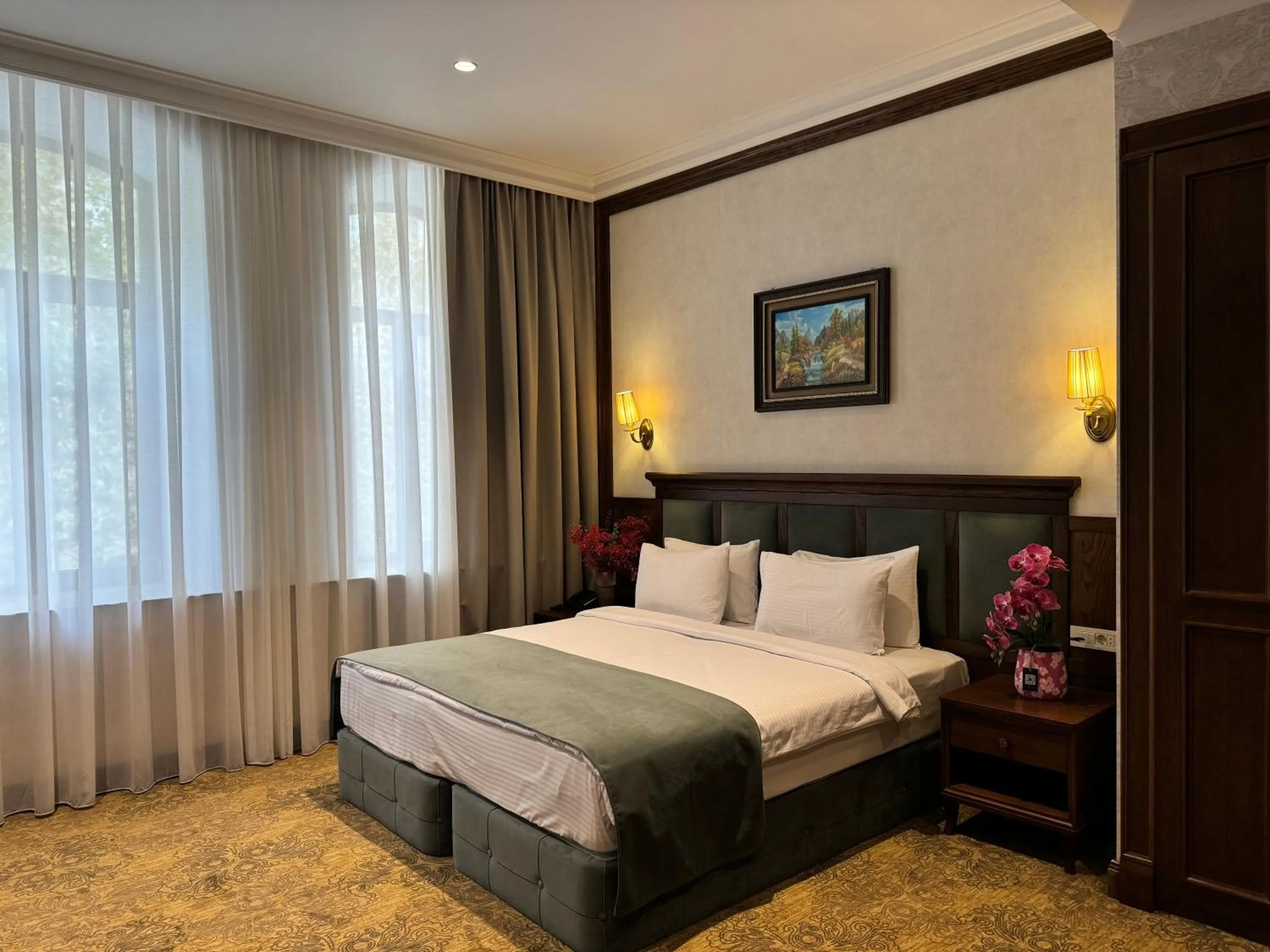 Bed in Midway Hotel Baku