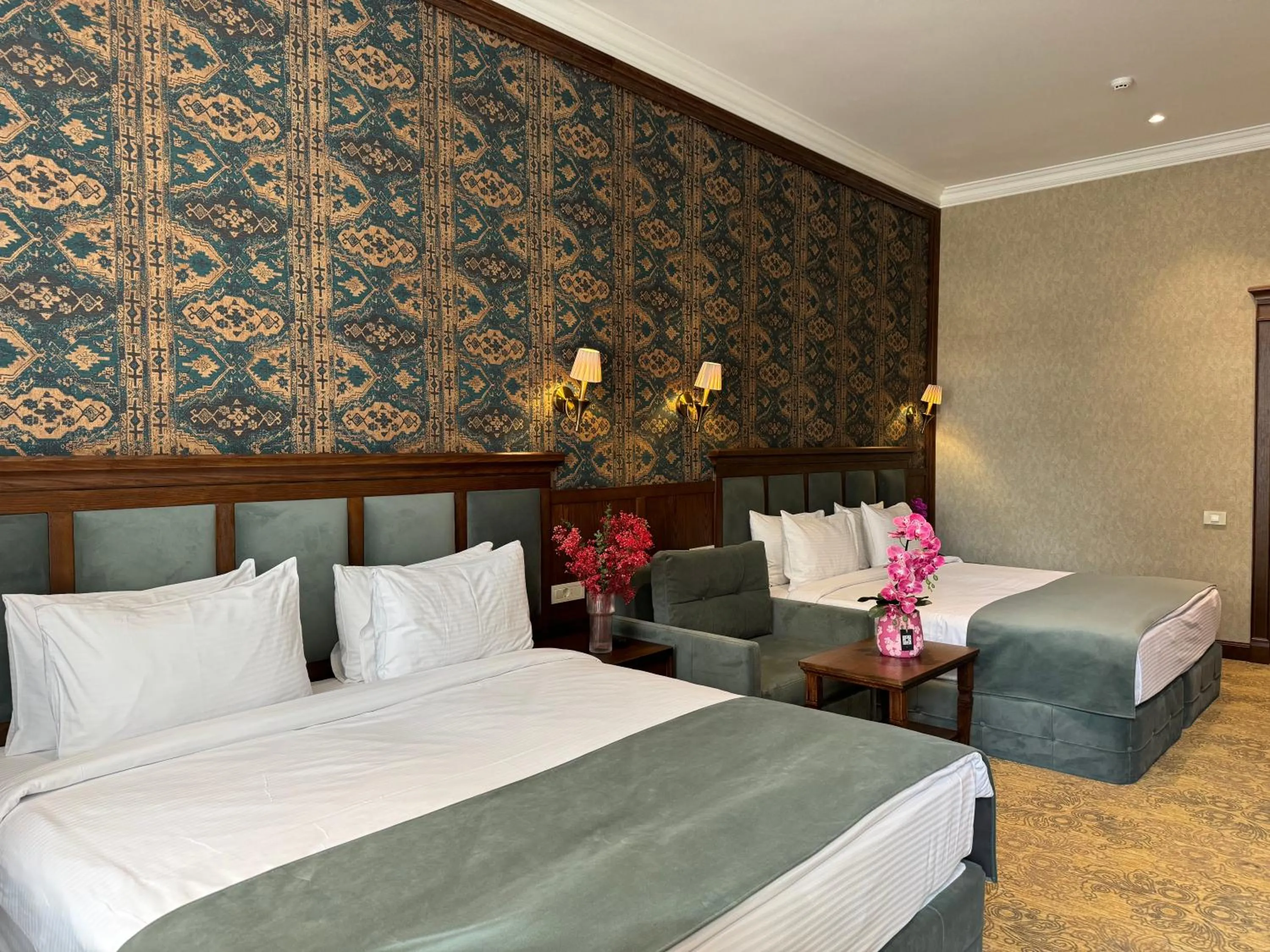 Bed in Midway Hotel Baku