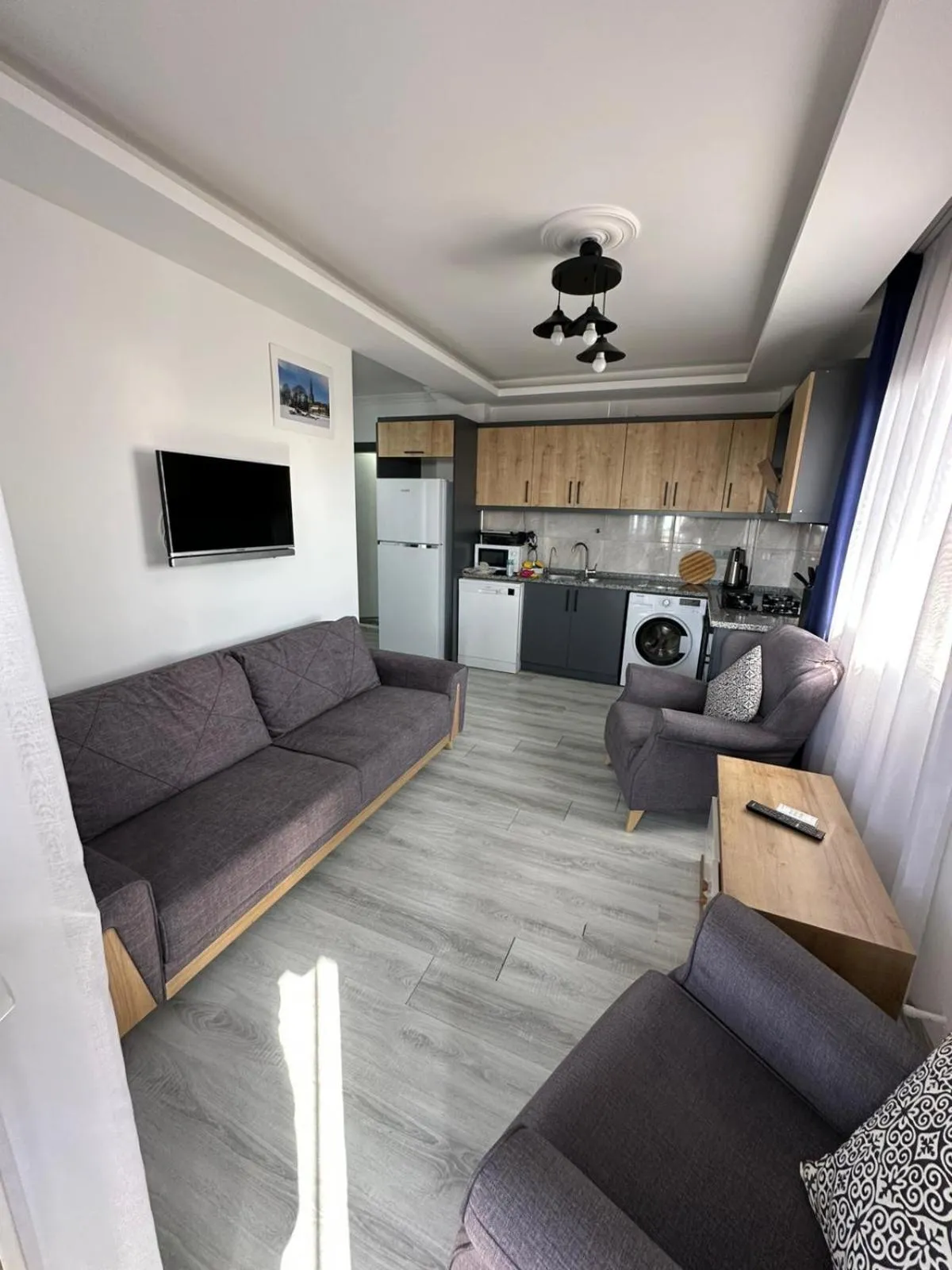 Living room in Mavi Restaurant & Apartments 3