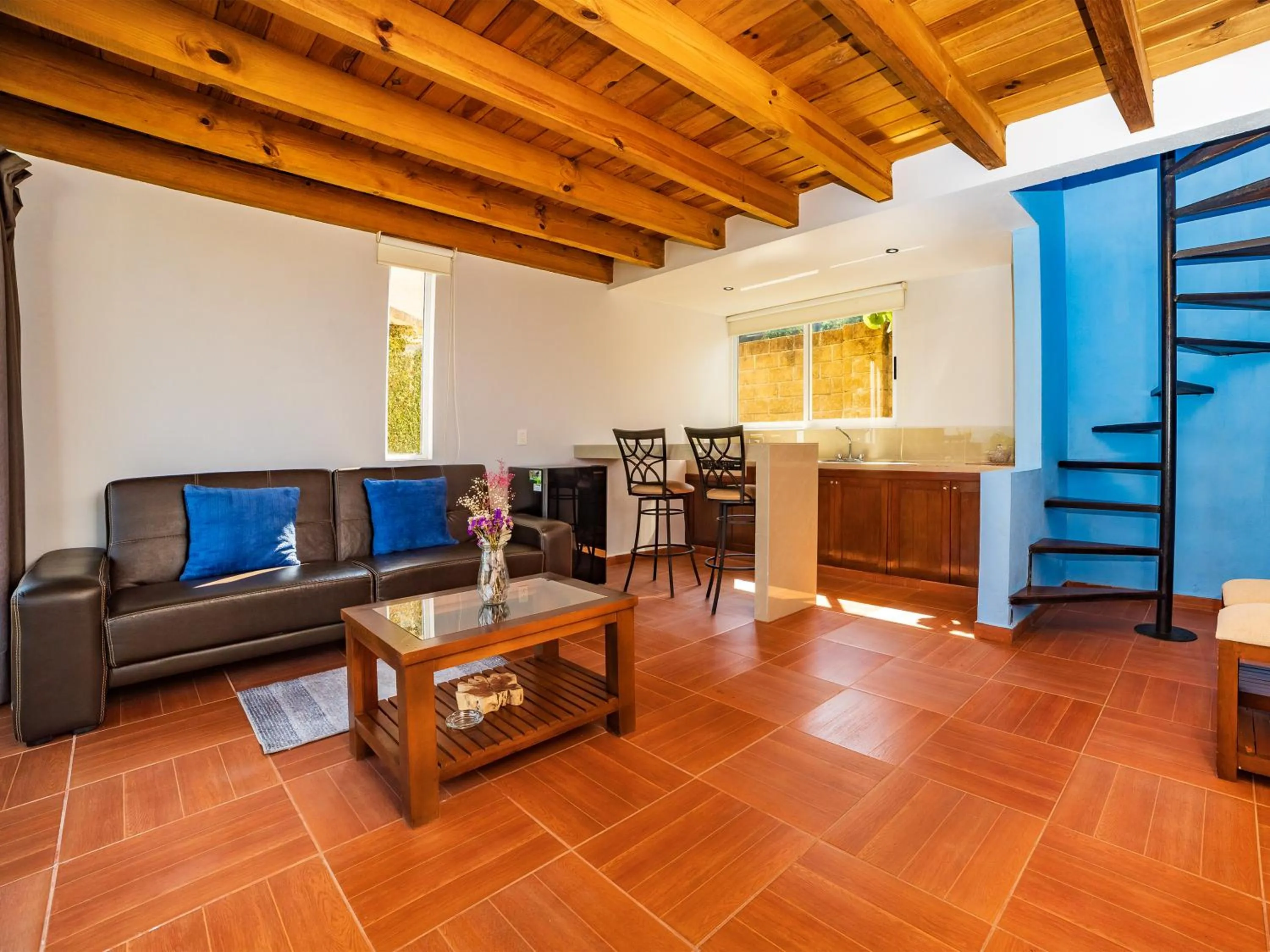 Kitchen or kitchenette in Hotel Campestre, Valle de Bravo