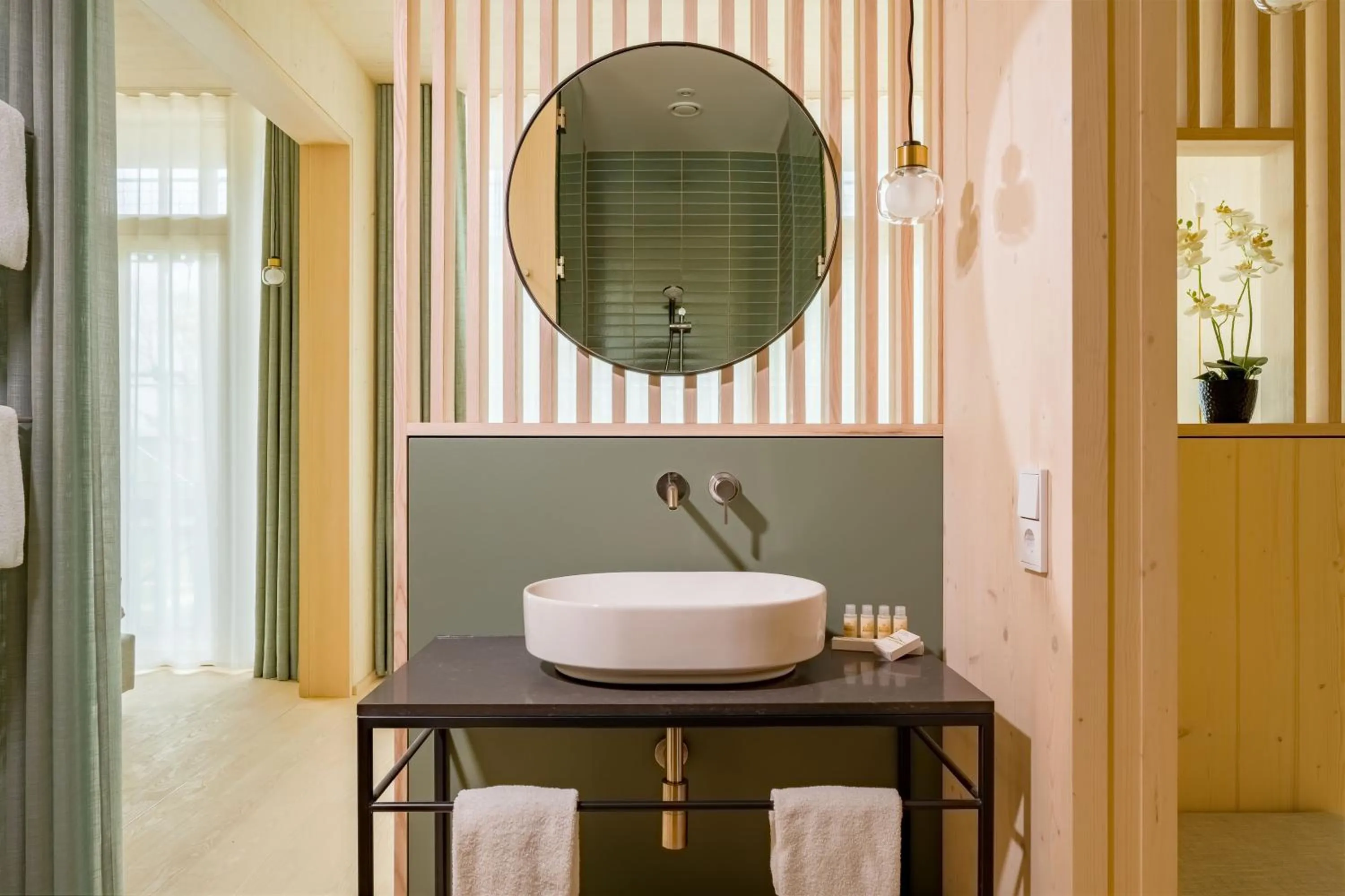 Bathroom in Hotel Krone Oettingen