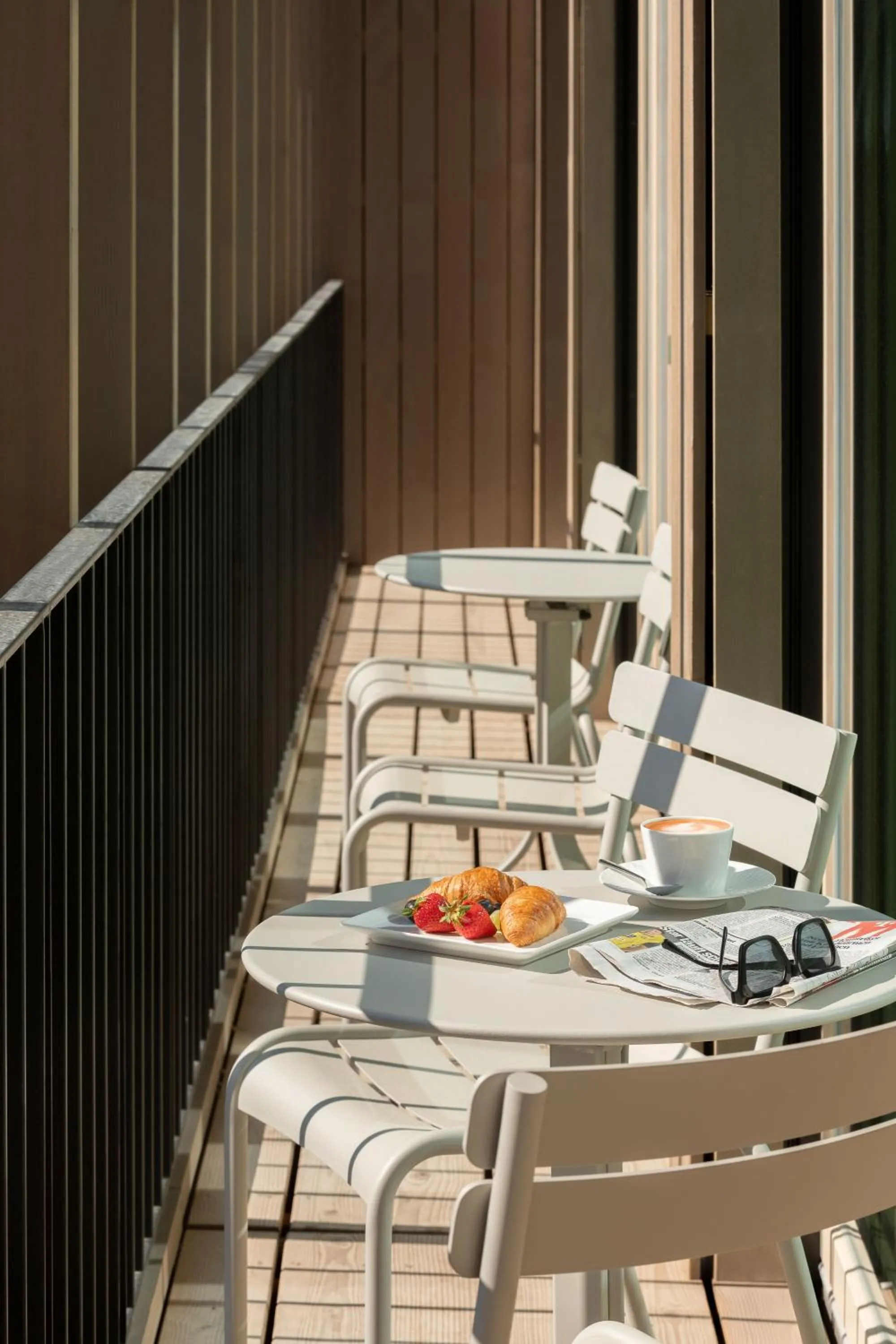 Balcony/Terrace in Hotel Krone Oettingen