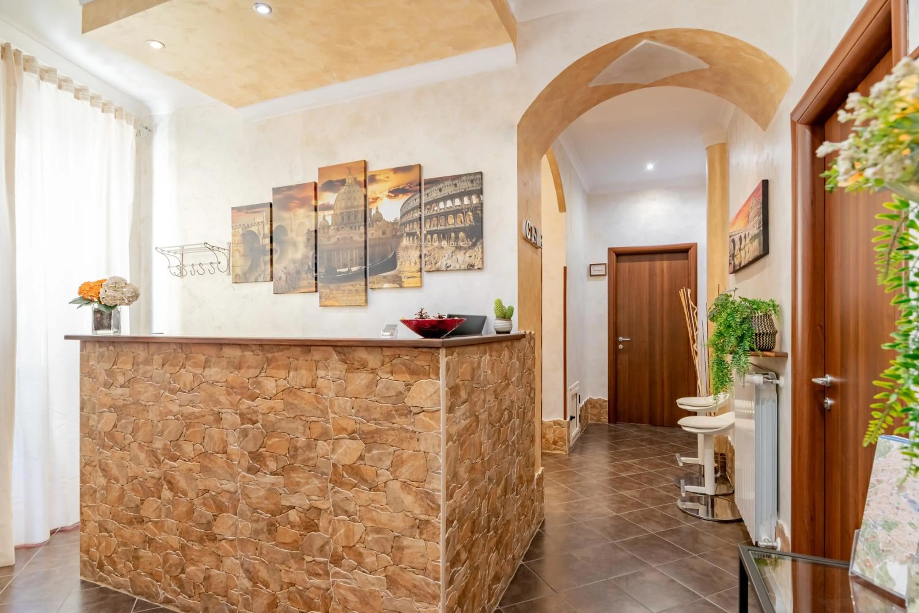 Facade/entrance in Alis Laura Guest House - Near Metro Bologna, Easy Access to All Rome