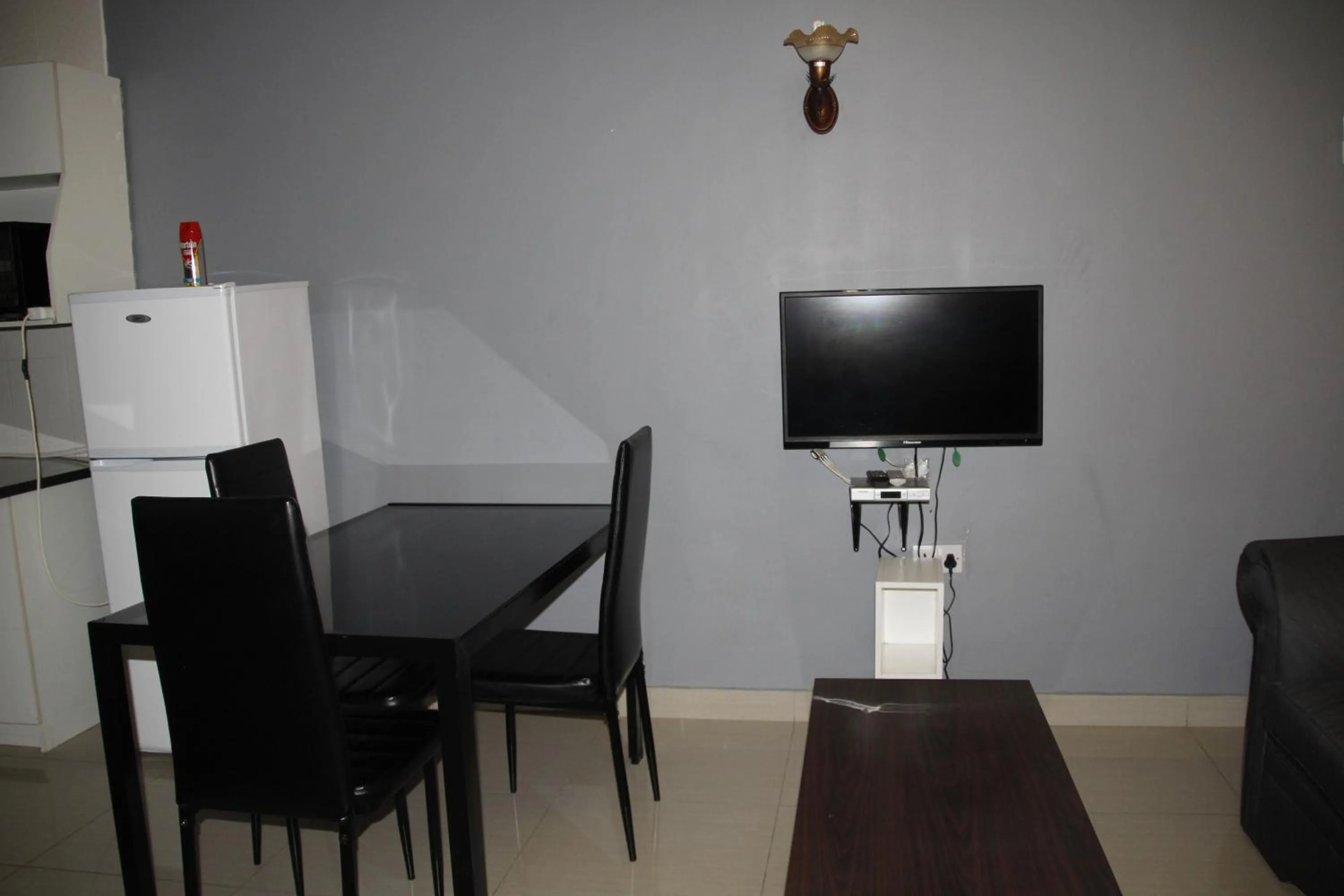 Dining area in Asante Apartments