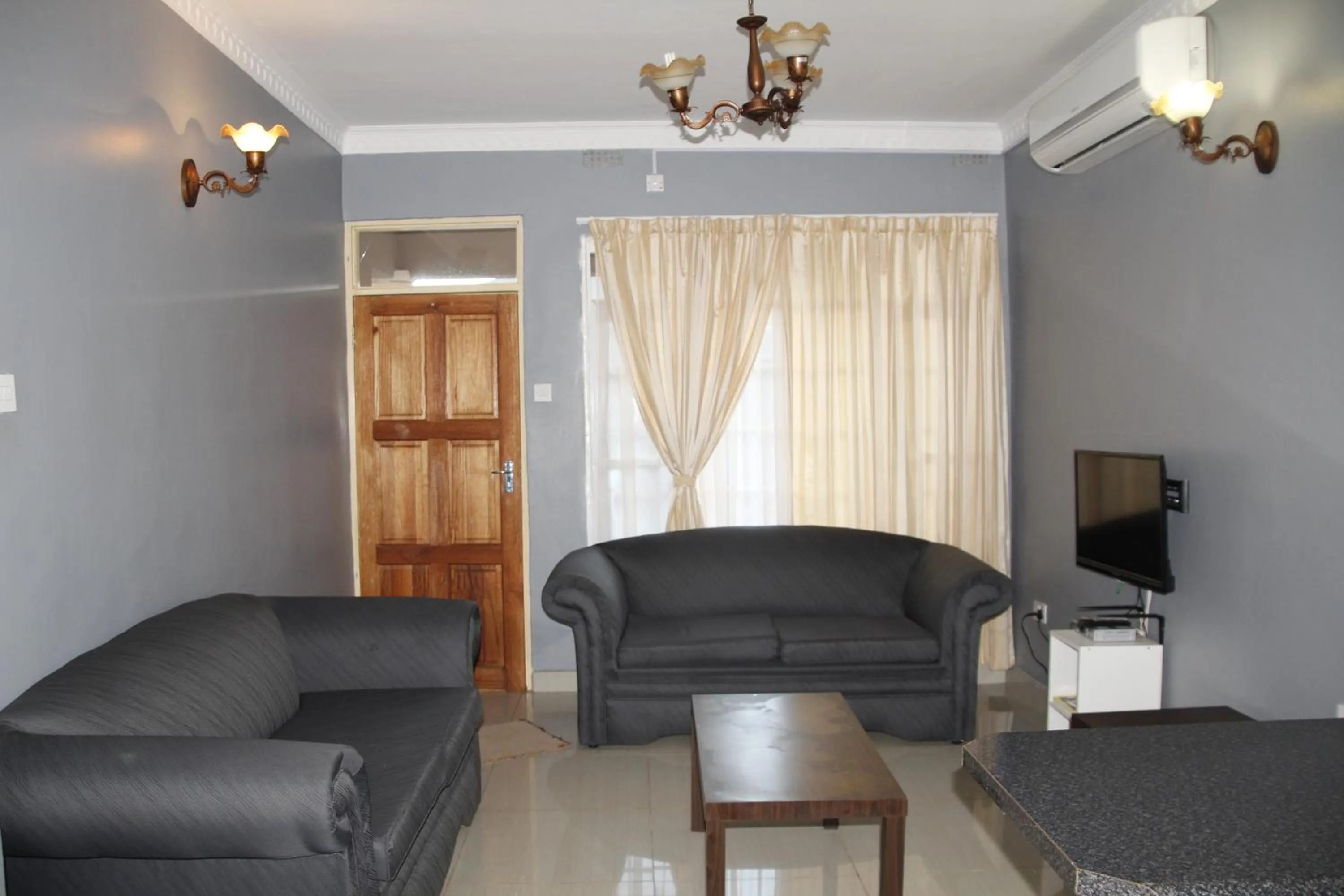 Living room in Asante Apartments