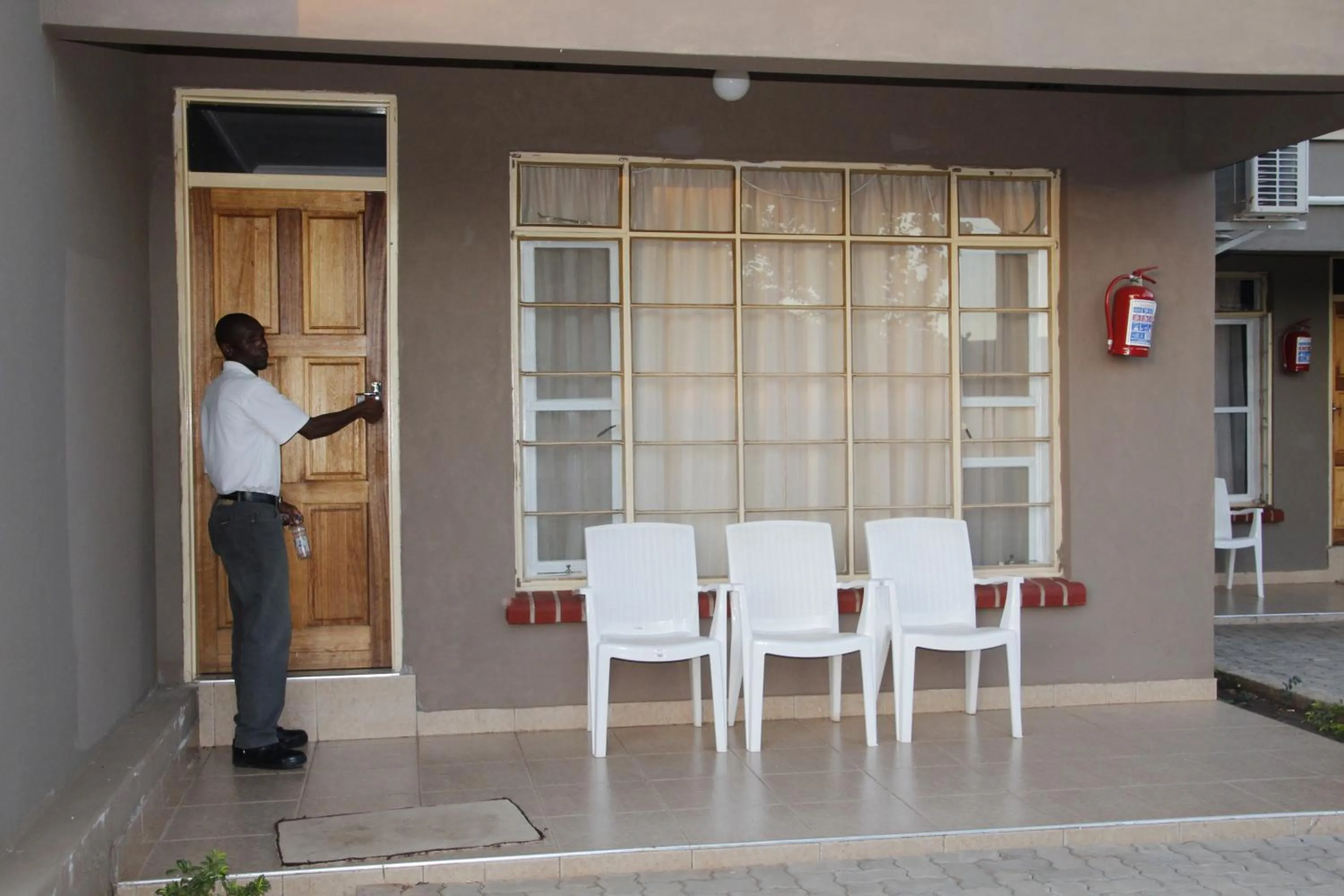 Living room in Asante Apartments
