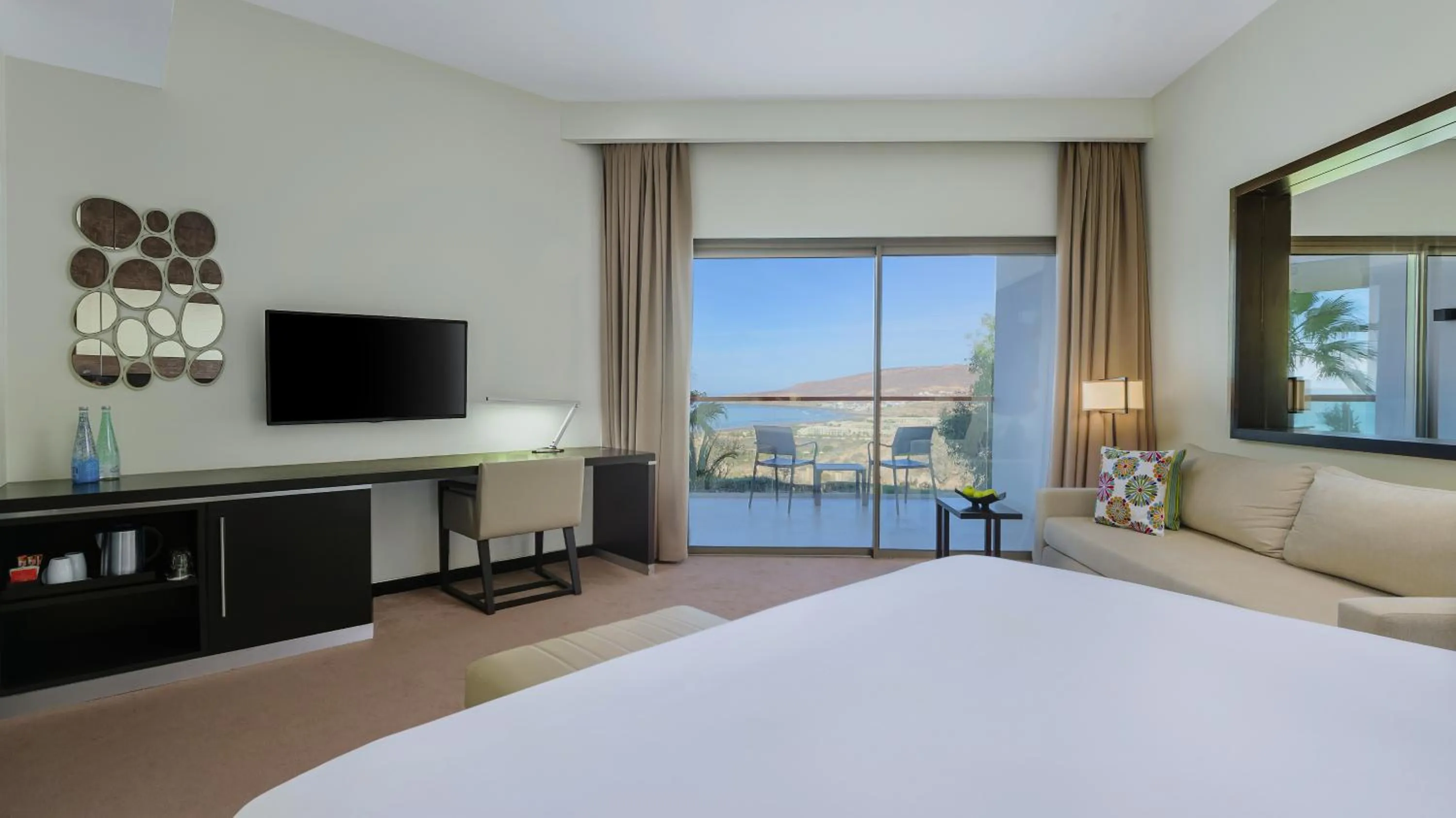 Communal lounge/ TV room, Bed in Hyatt Place Taghazout Bay