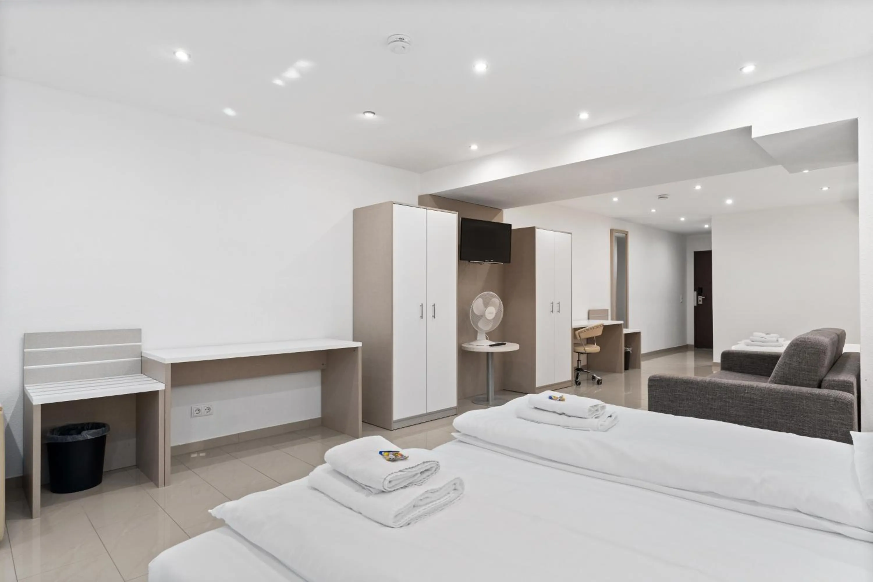 Photo of the whole room, Bed in Hotel Adler