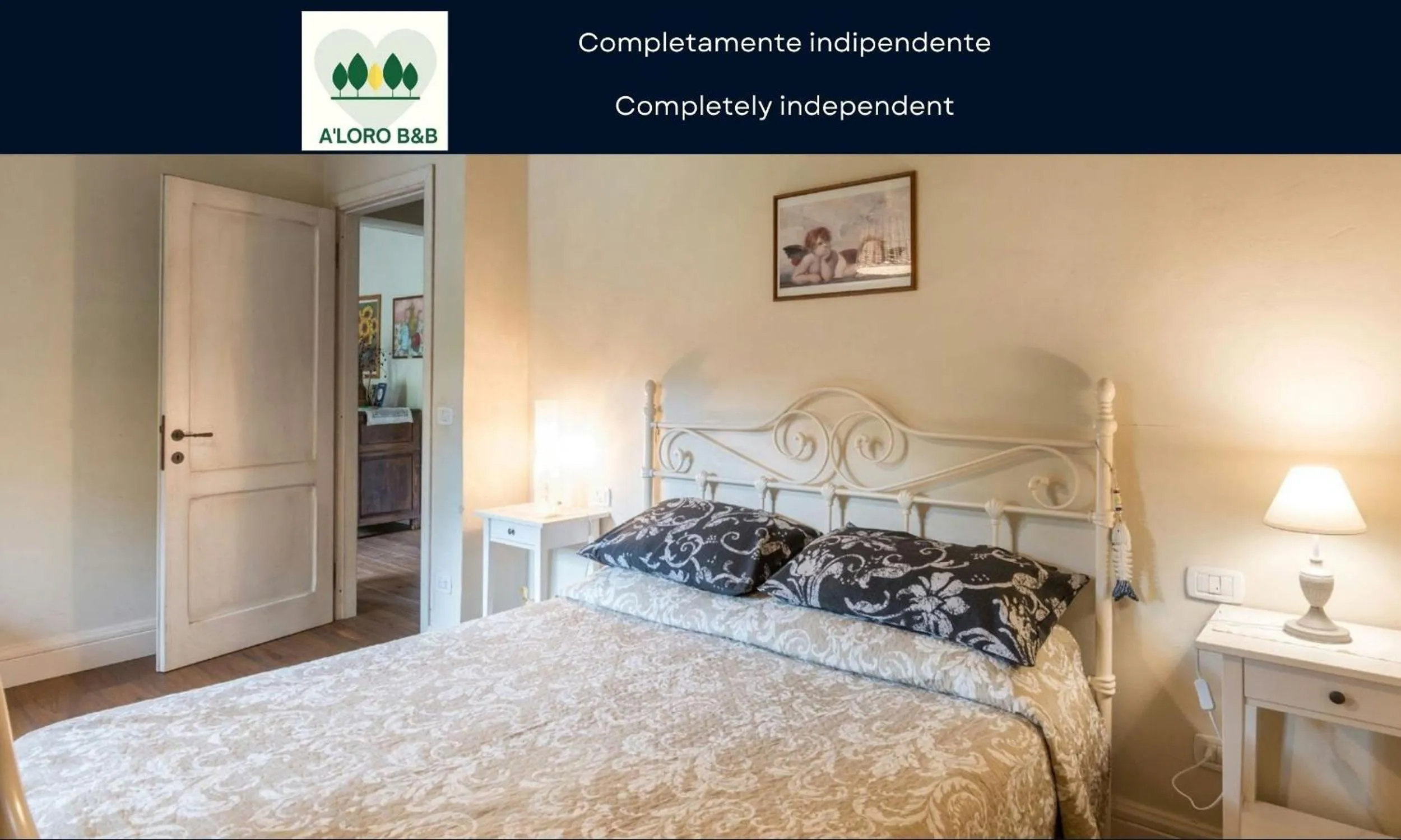 View (from property/room), Bed in A'Loro B&B