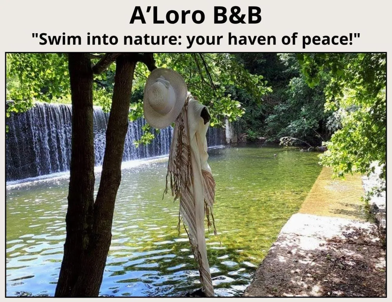 Natural landscape in A'Loro B&B