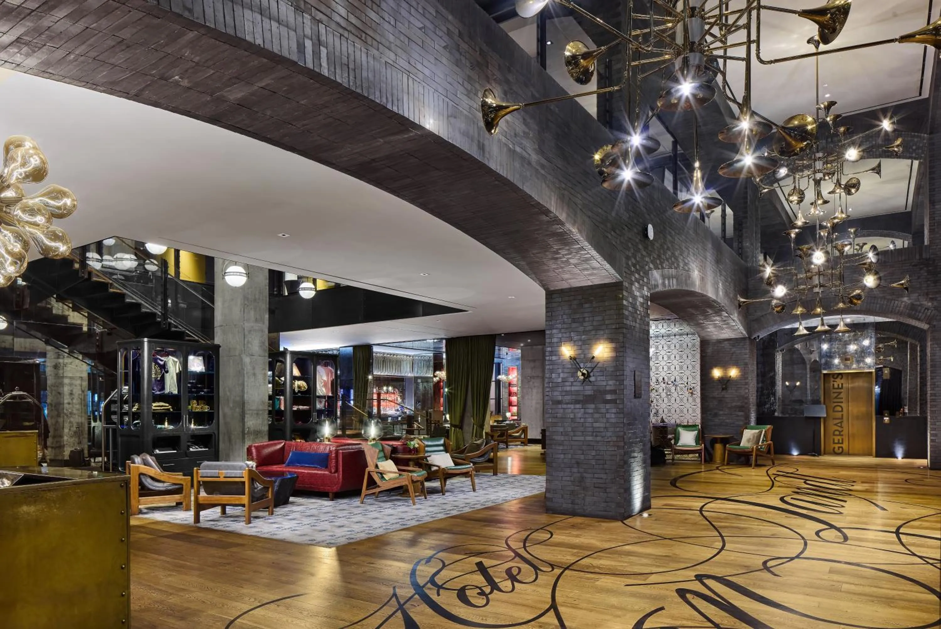 Lobby or reception in Hotel Van Zandt