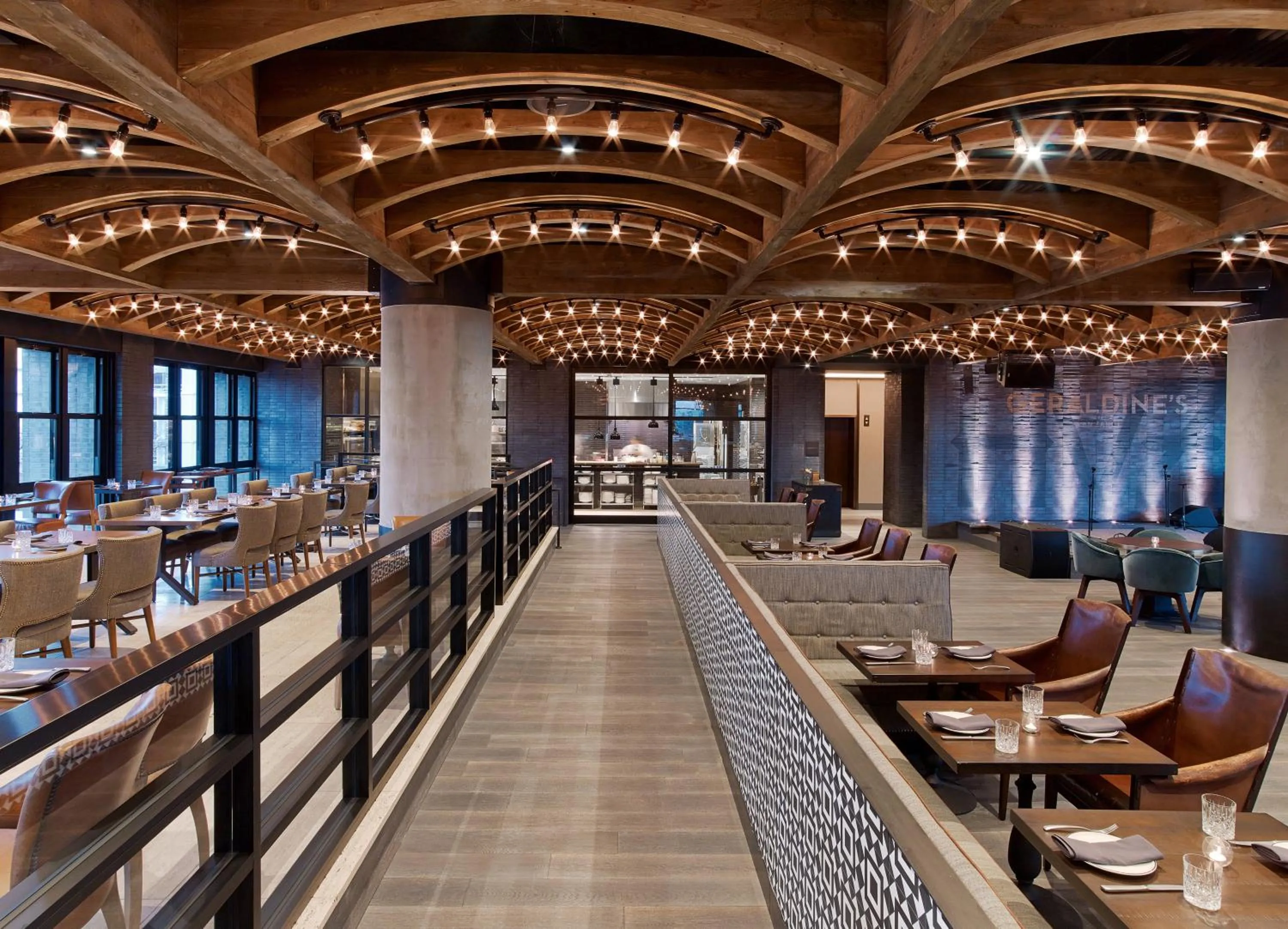 Restaurant/places to eat in Hotel Van Zandt