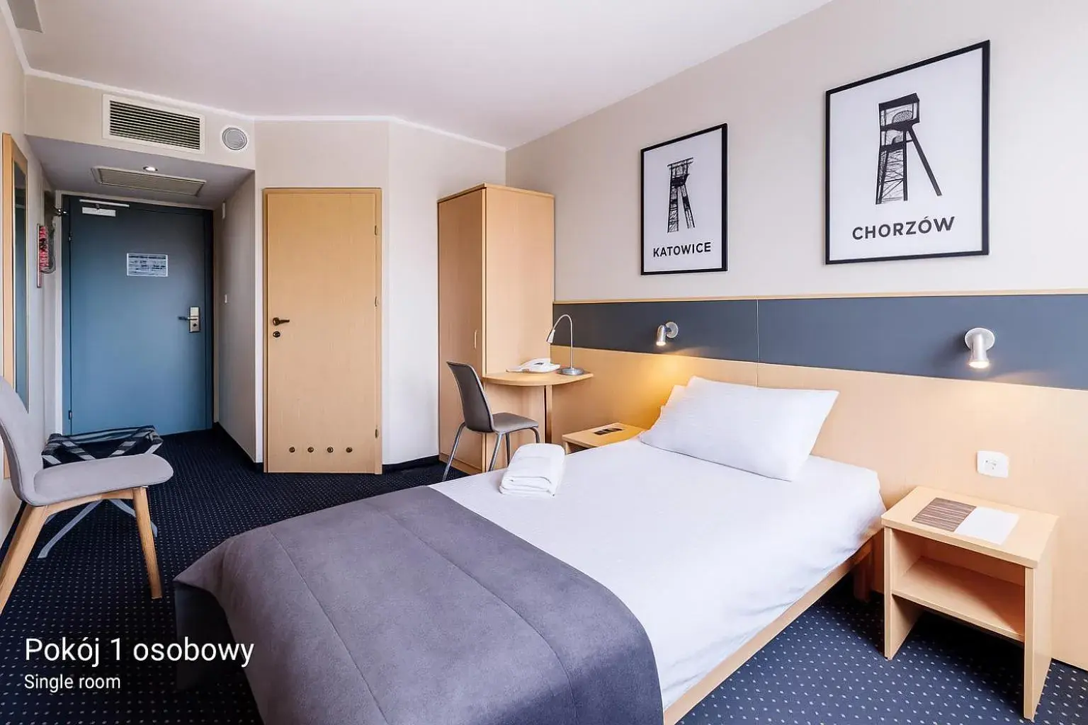 Single Room in Economy Silesian Hotel Single Room in Economy Silesian Hotel