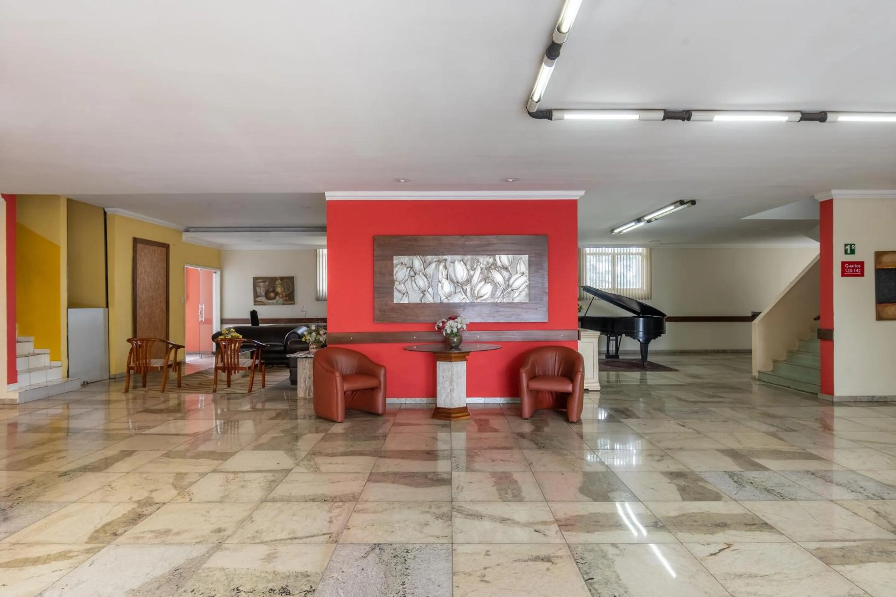 Lobby or reception in OYO Hotel L'Espace - Jaraguá Belo Horizonte
