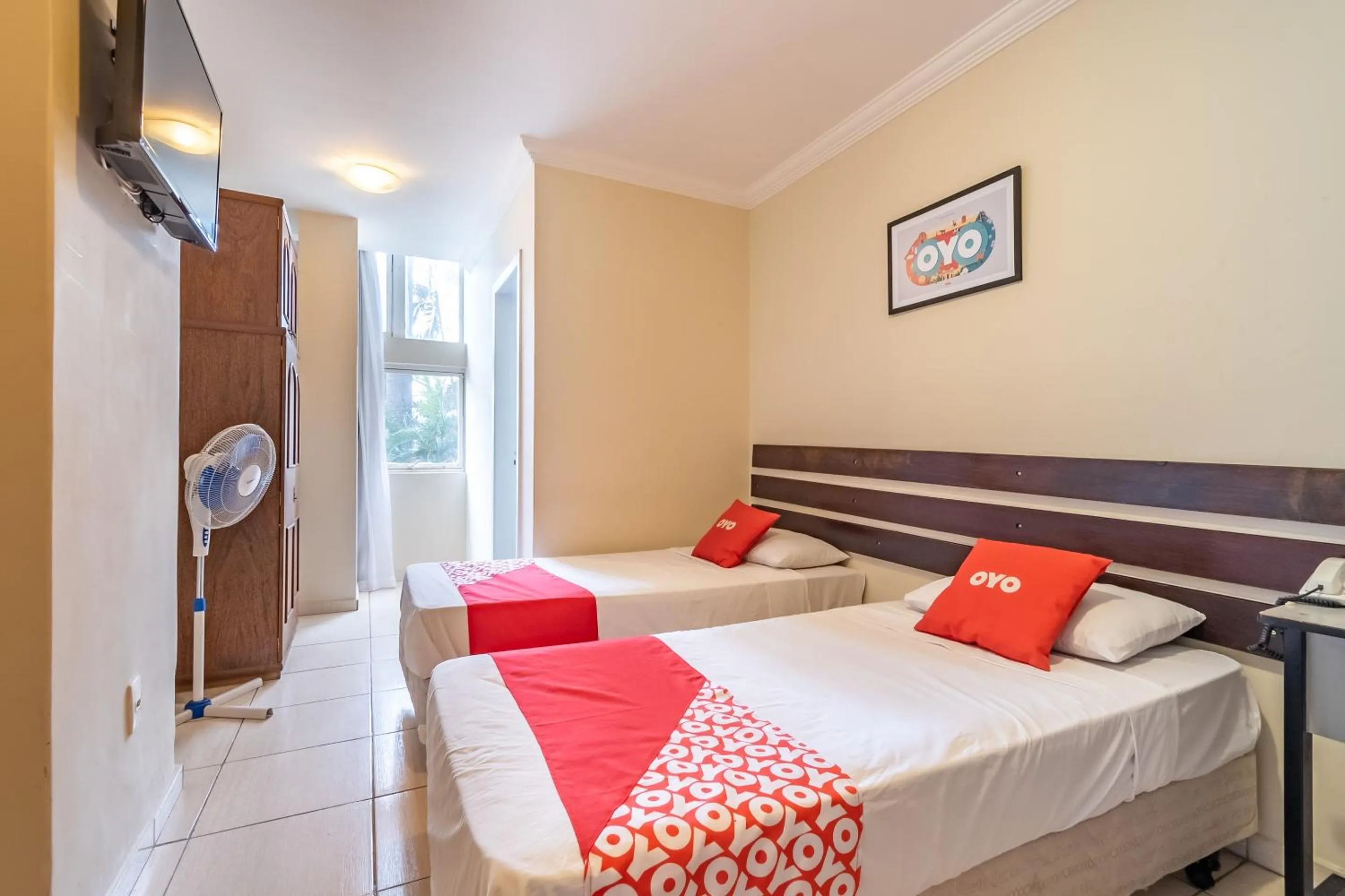 Bedroom, Bed in OYO Hotel L'Espace - Jaraguá Belo Horizonte