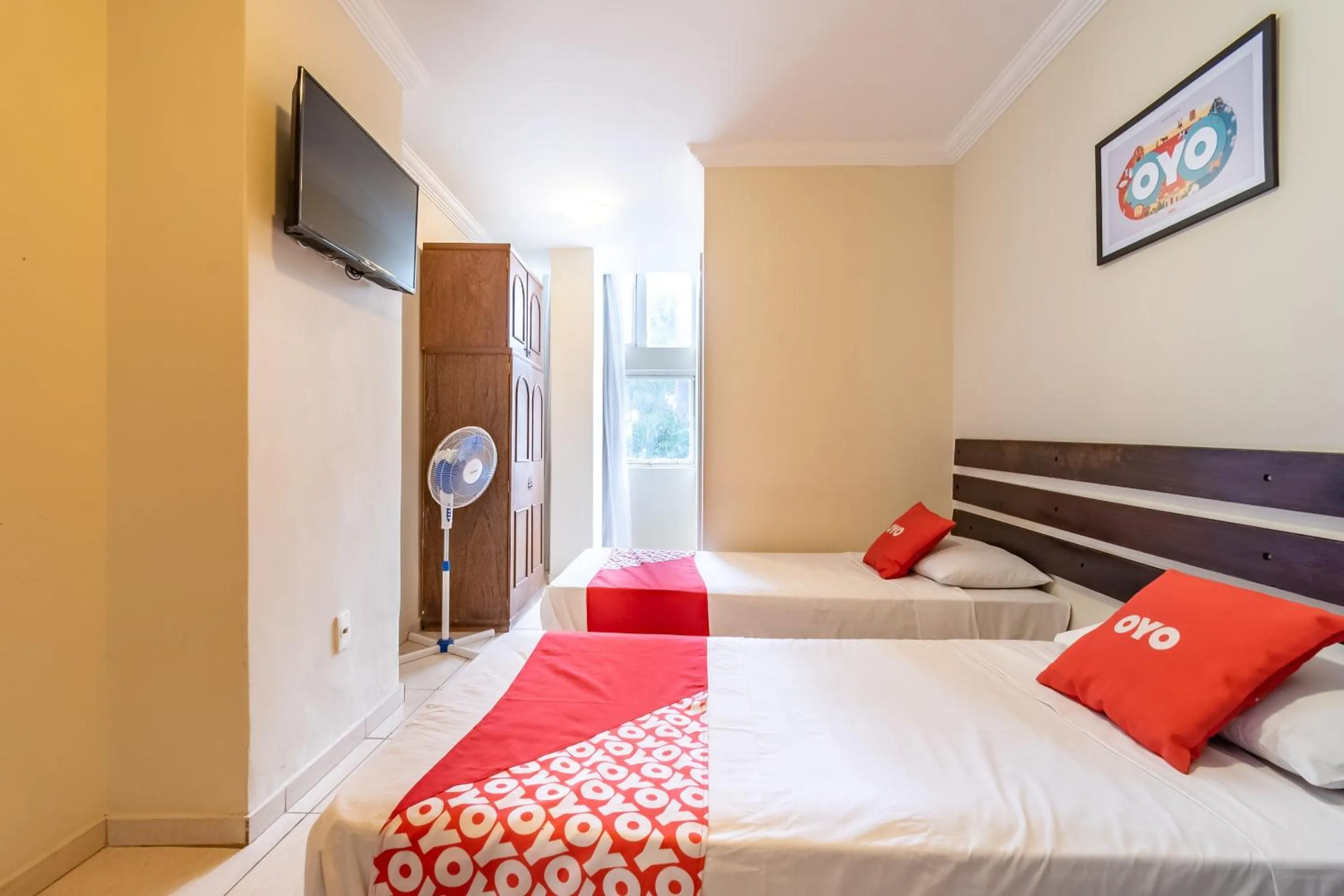 Bedroom, Bed in OYO Hotel L'Espace - Jaraguá Belo Horizonte