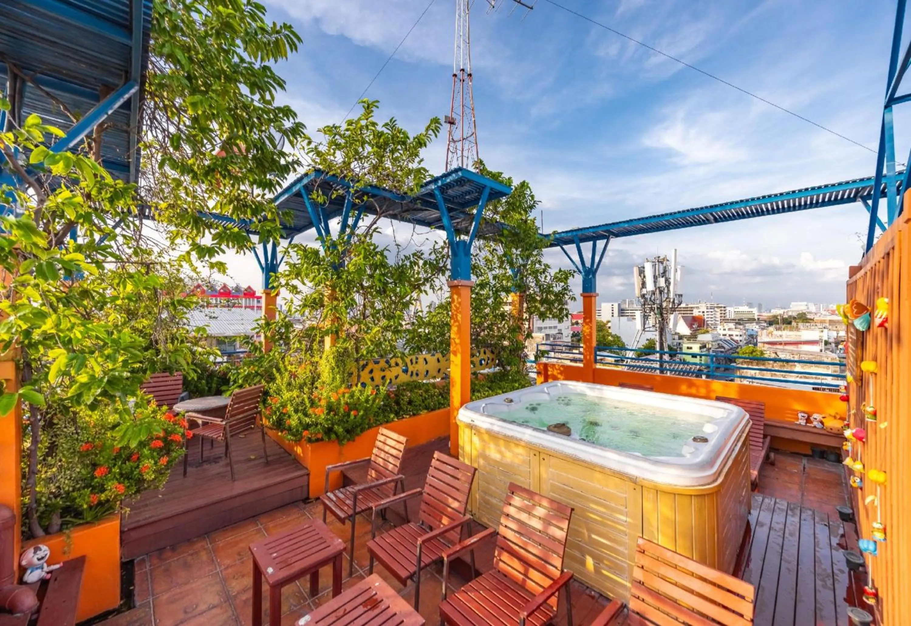 Balcony/Terrace in Collection O Diamond House Khaosan