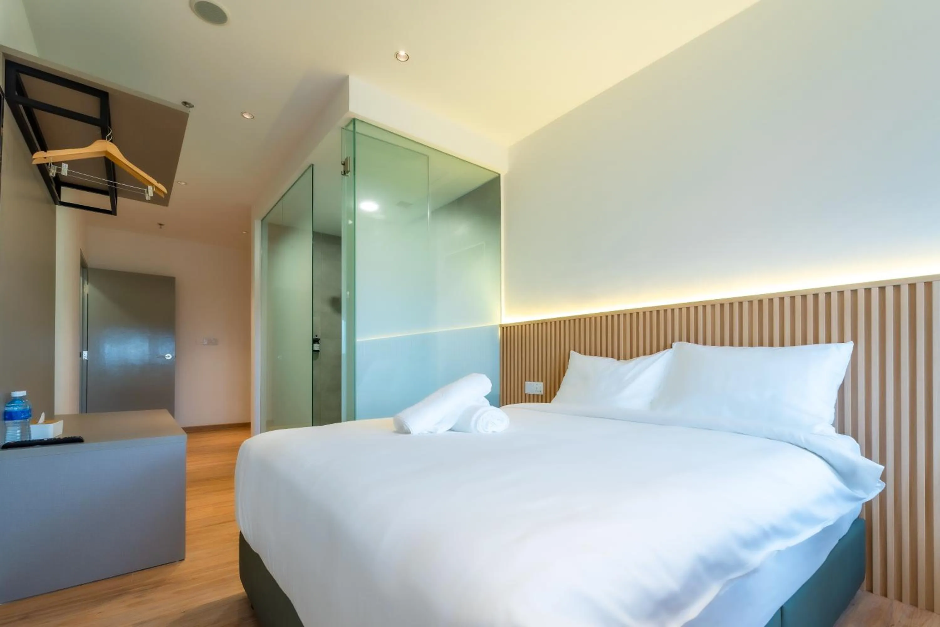 Photo of the whole room, Bed in Upper Hotel Suites KL Sentral