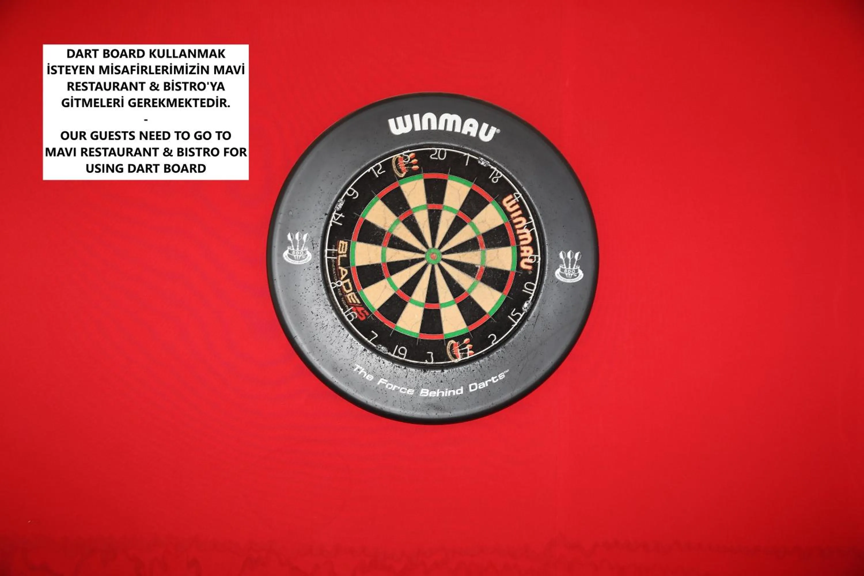Darts in Mavi Restaurant & Apartments 1