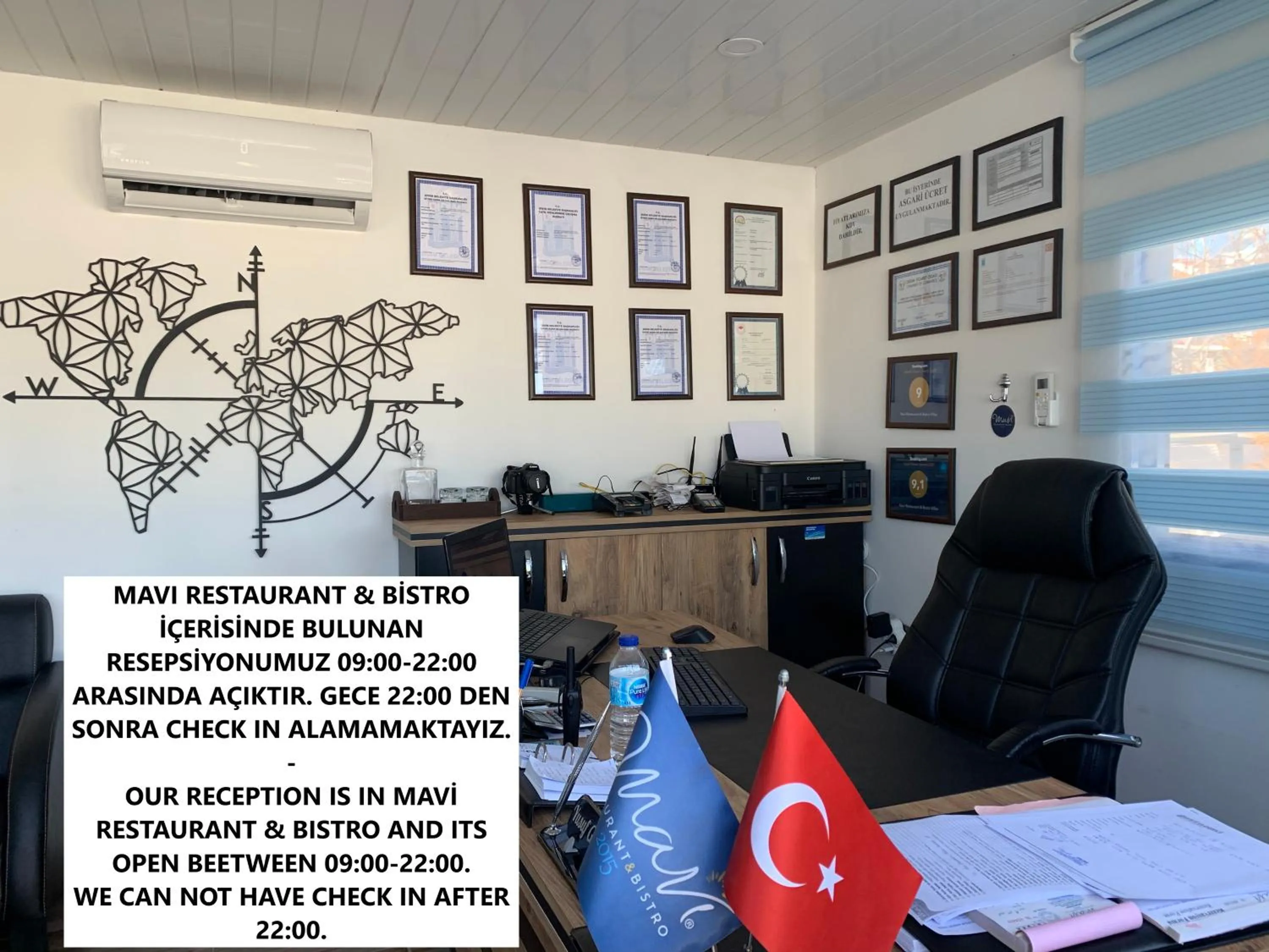 On-site shops in Mavi Restaurant & Apartments 1