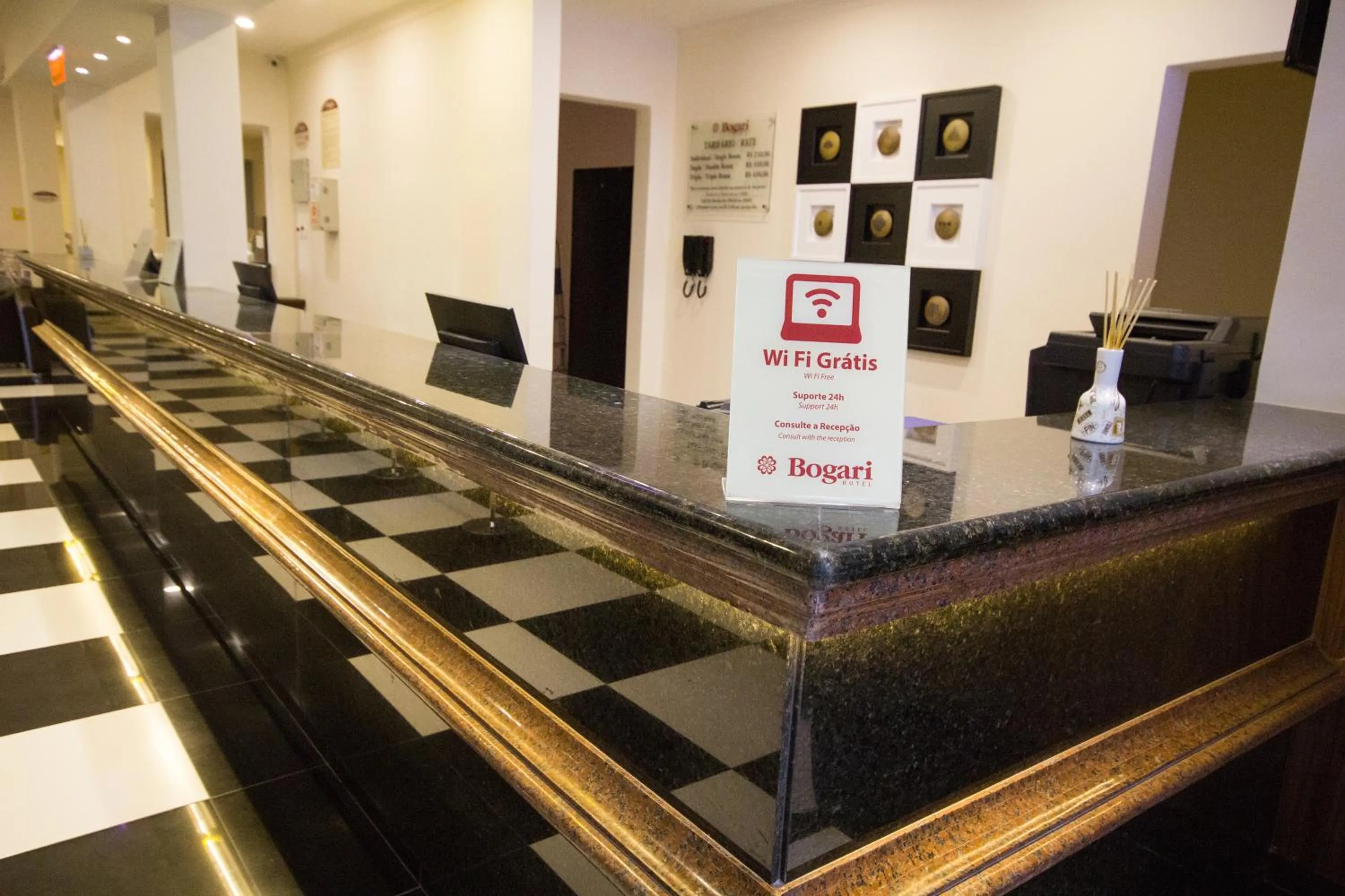 Lobby or reception in Hotel Bogari