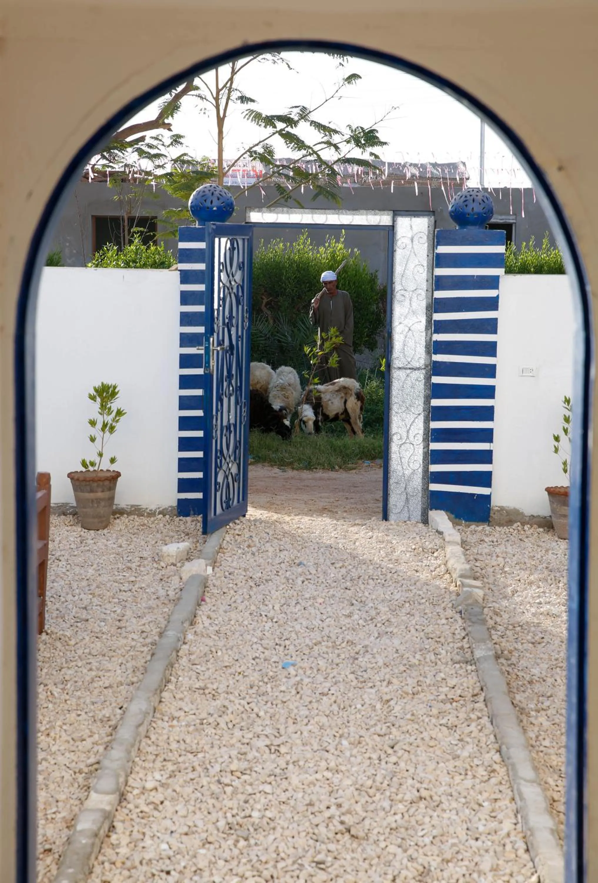 Facade/entrance in Sharqotel Luxor