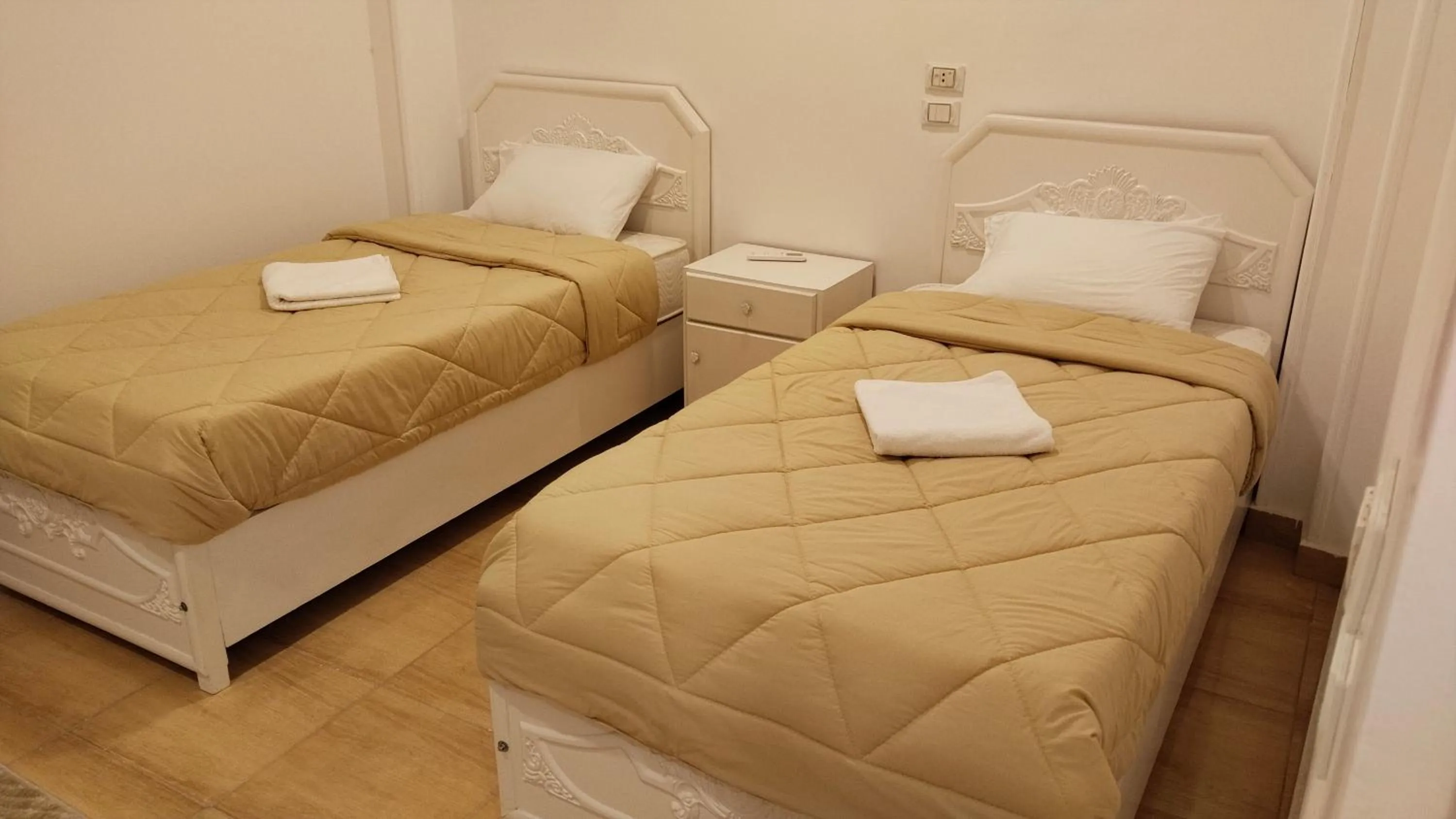 Bed in Sharqotel Luxor