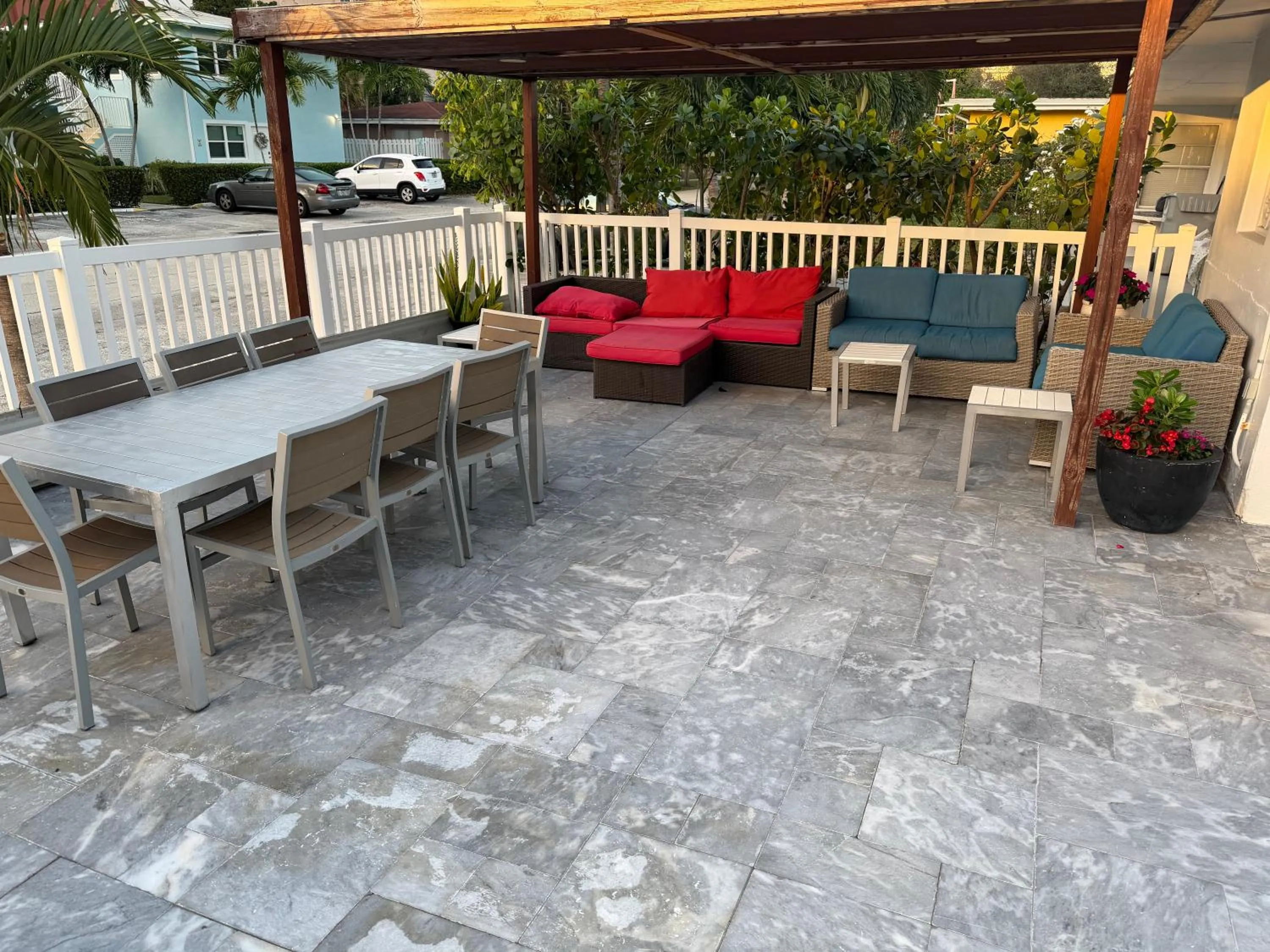 Pool view in Pelican By The Sea