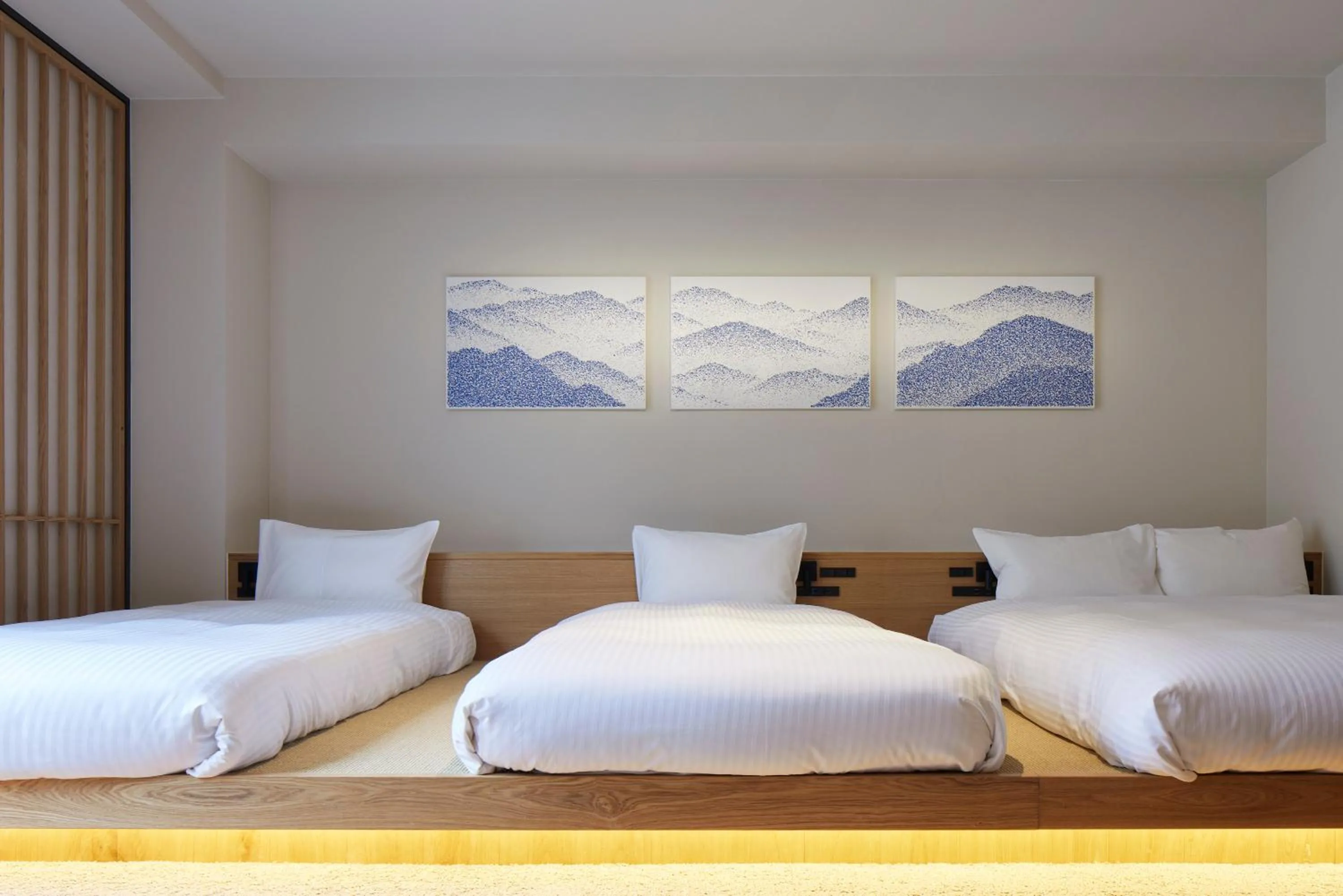 Photo of the whole room, Bed in Minn Asakusa Kuramae North