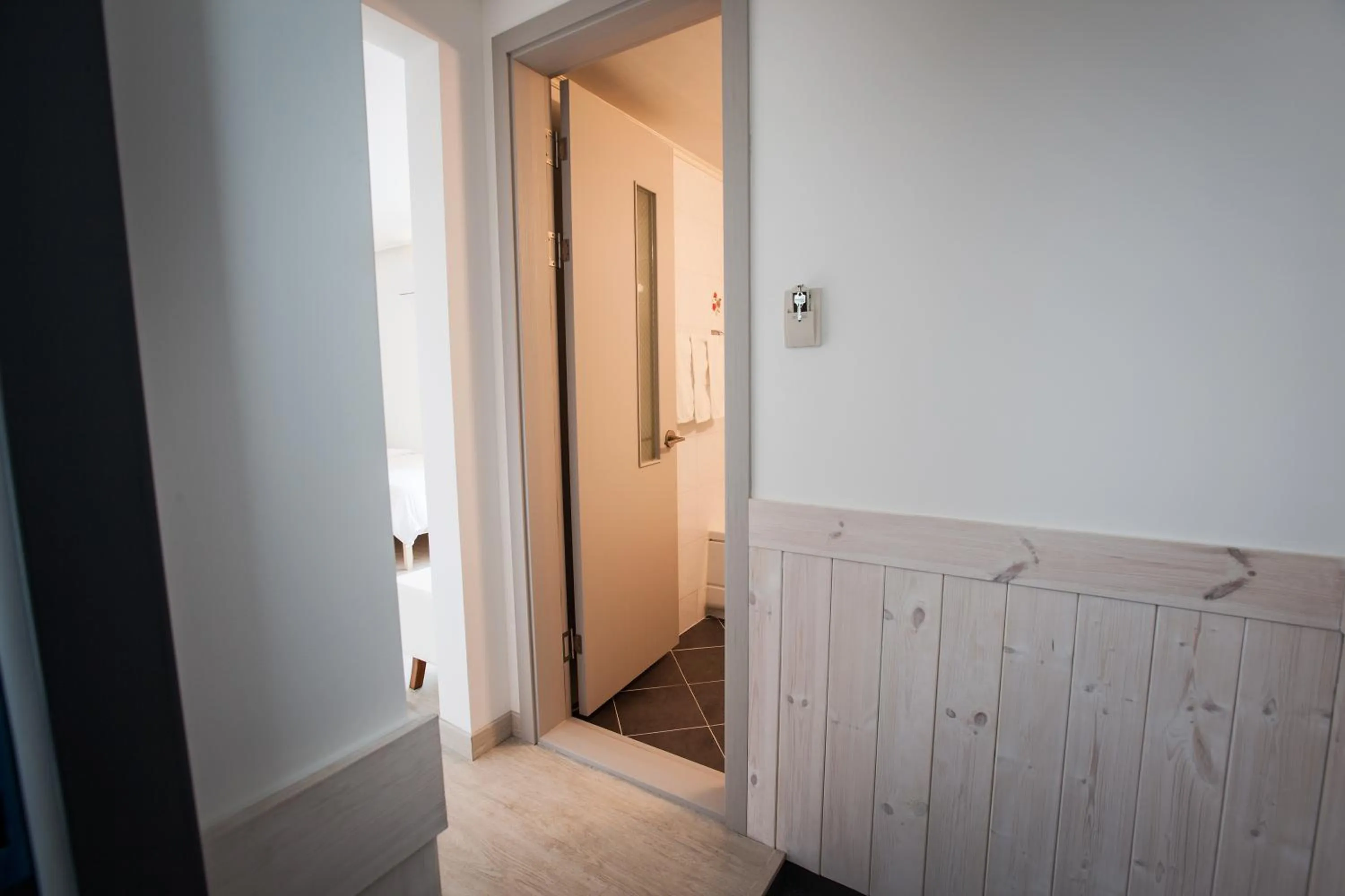 Bed in Petercat Hotel Shinchon