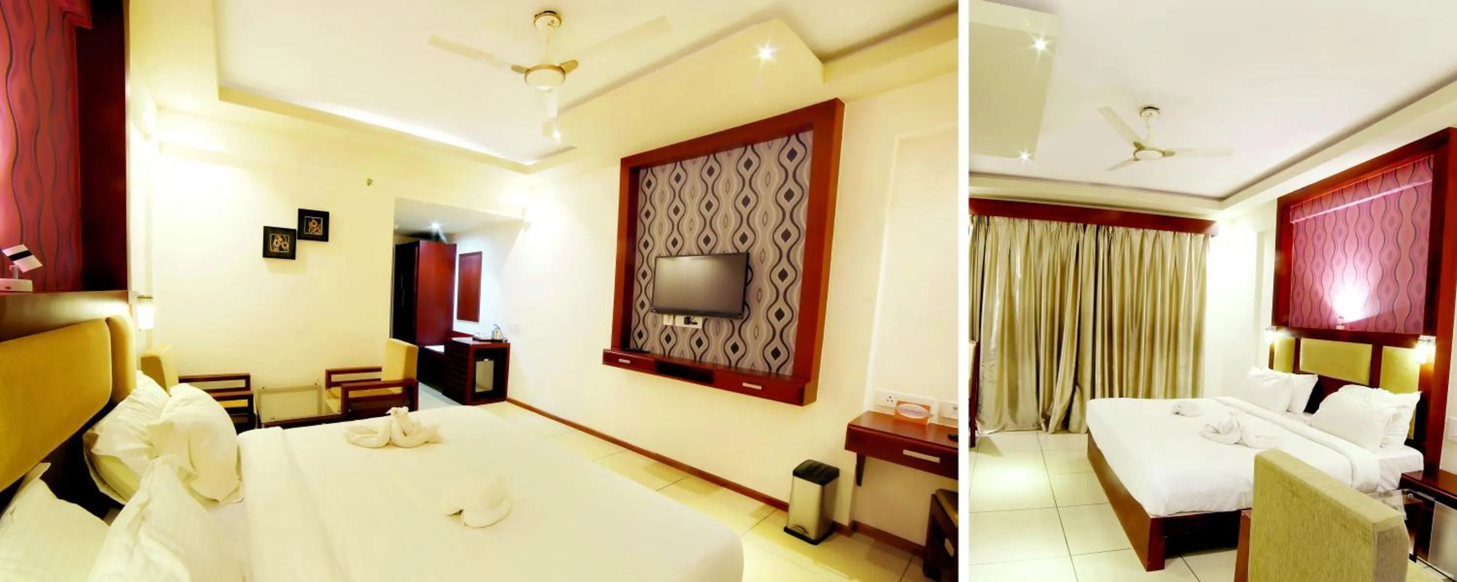 Bed in Gokulam Park Munnar