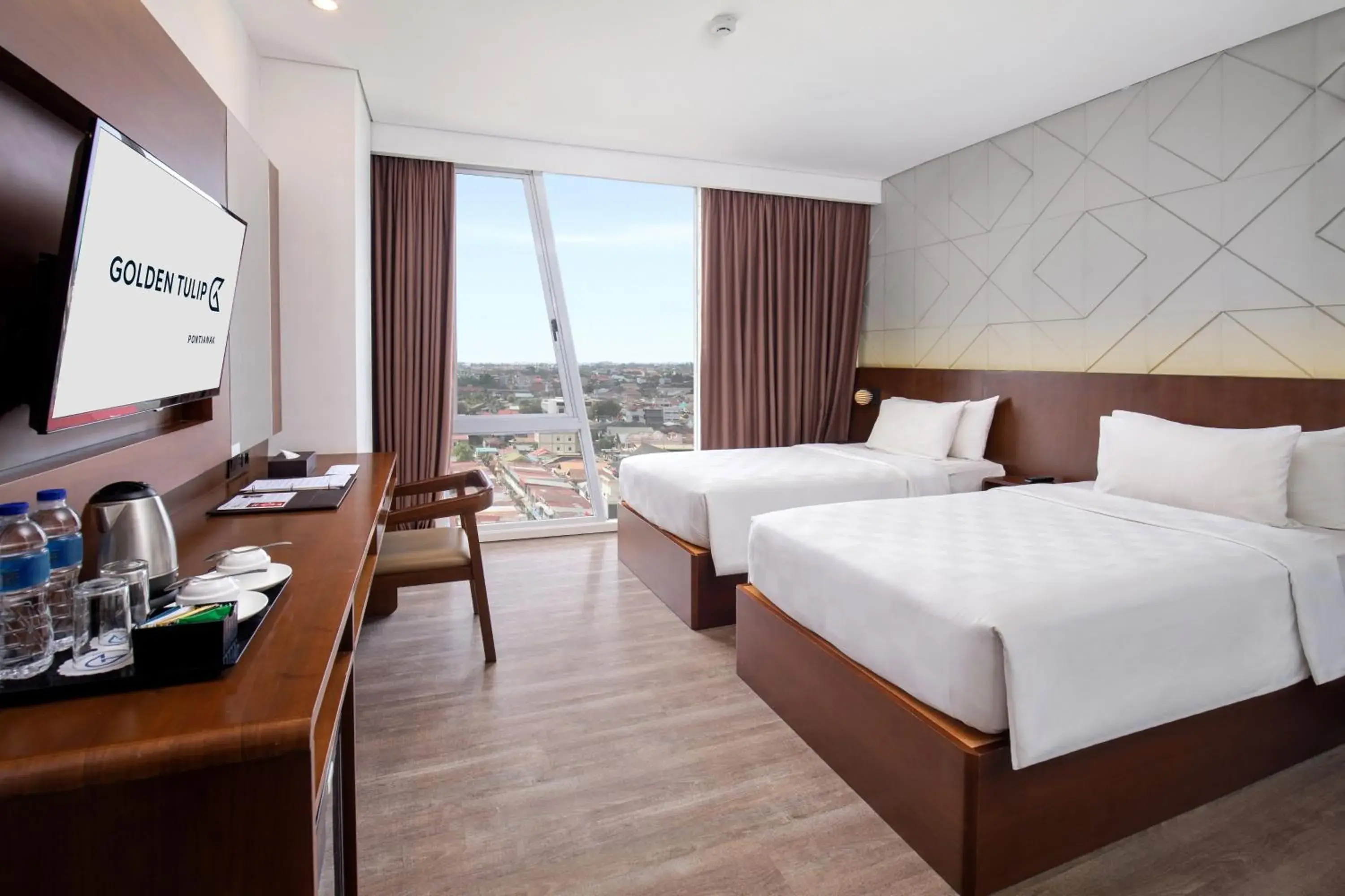 Superior Twin Room in Golden Tulip Pontianak Superior Twin Room in Golden Tulip Pontianak