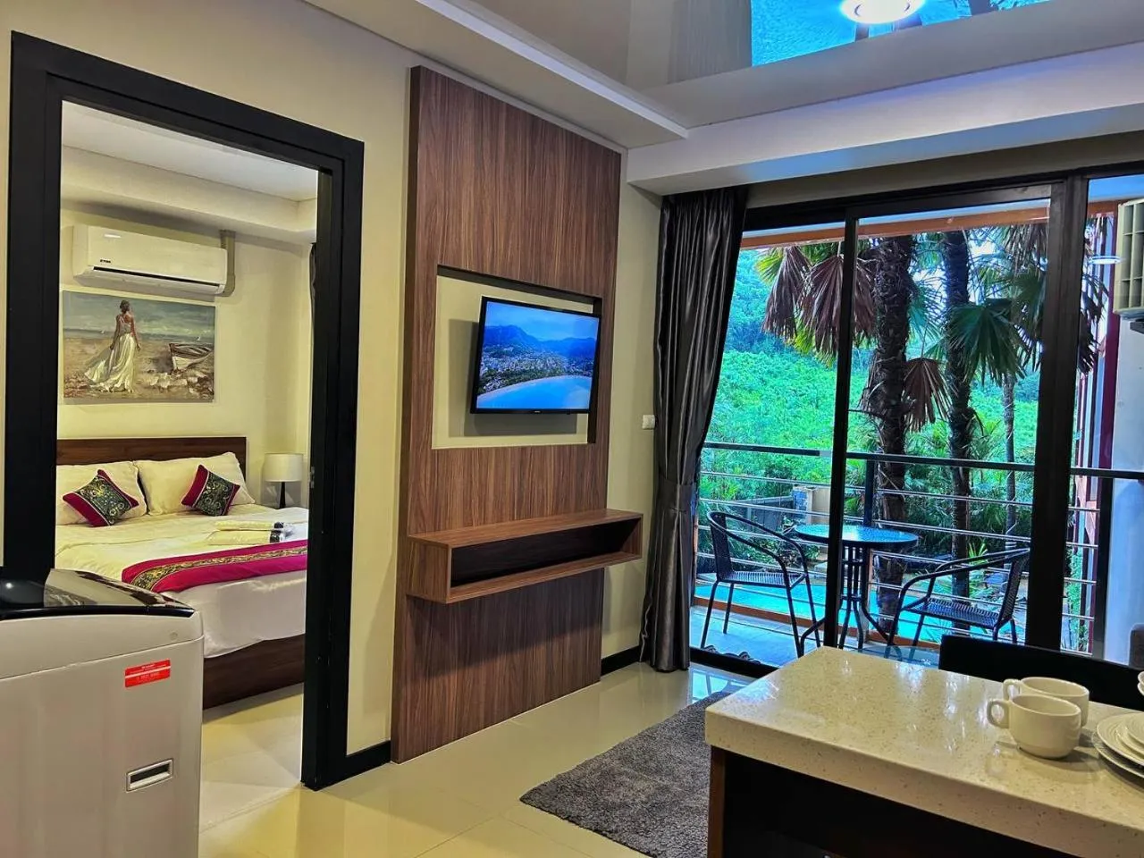 Bed in Nai Harn Condominium