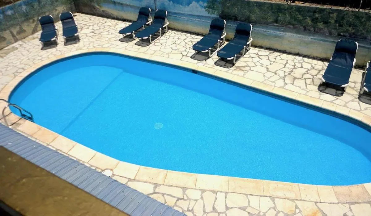 Pool view in Hotel Angel Gabriel