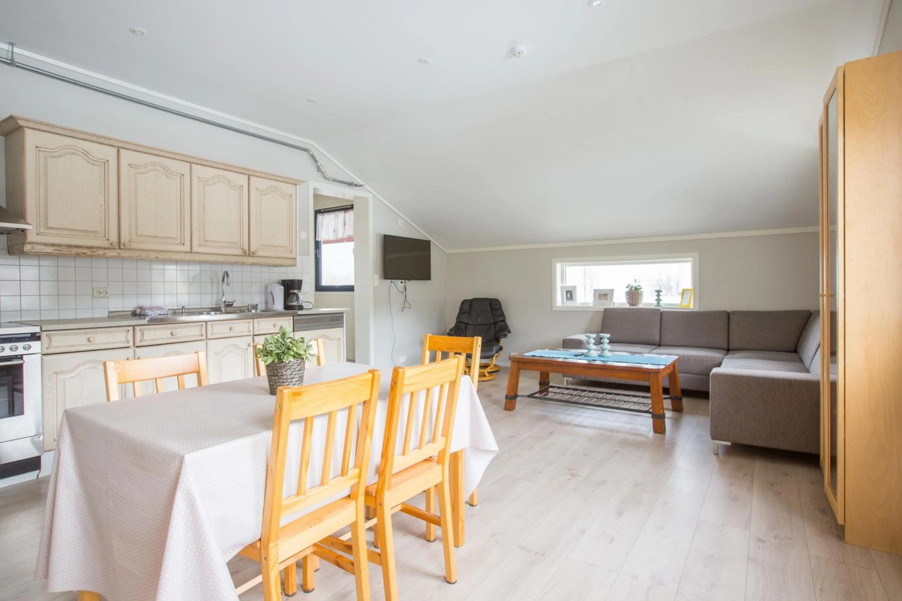 Kitchen or kitchenette in Sauda Fjord Camping