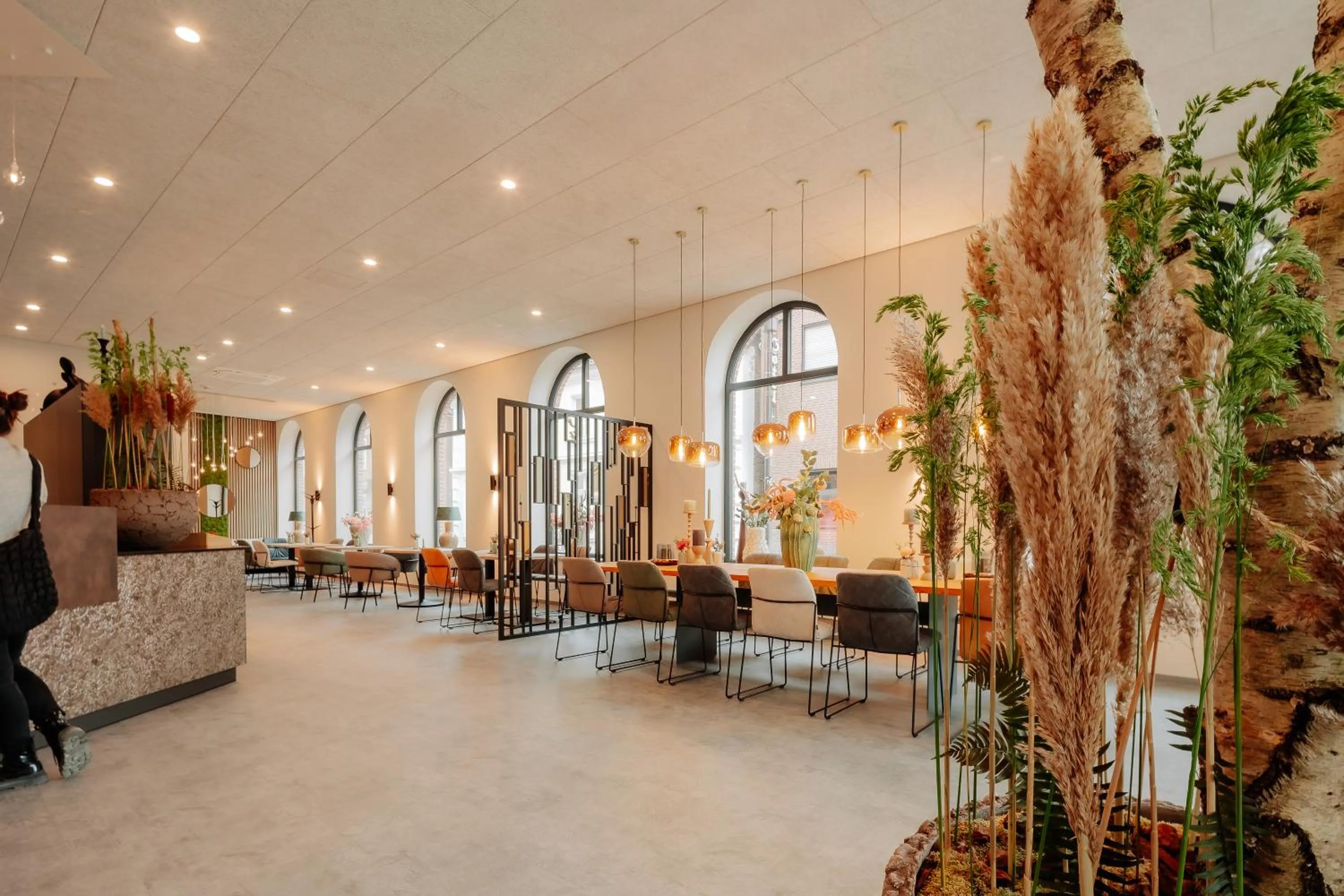 Seating area in Stadthöfe Rhede by Hackmann