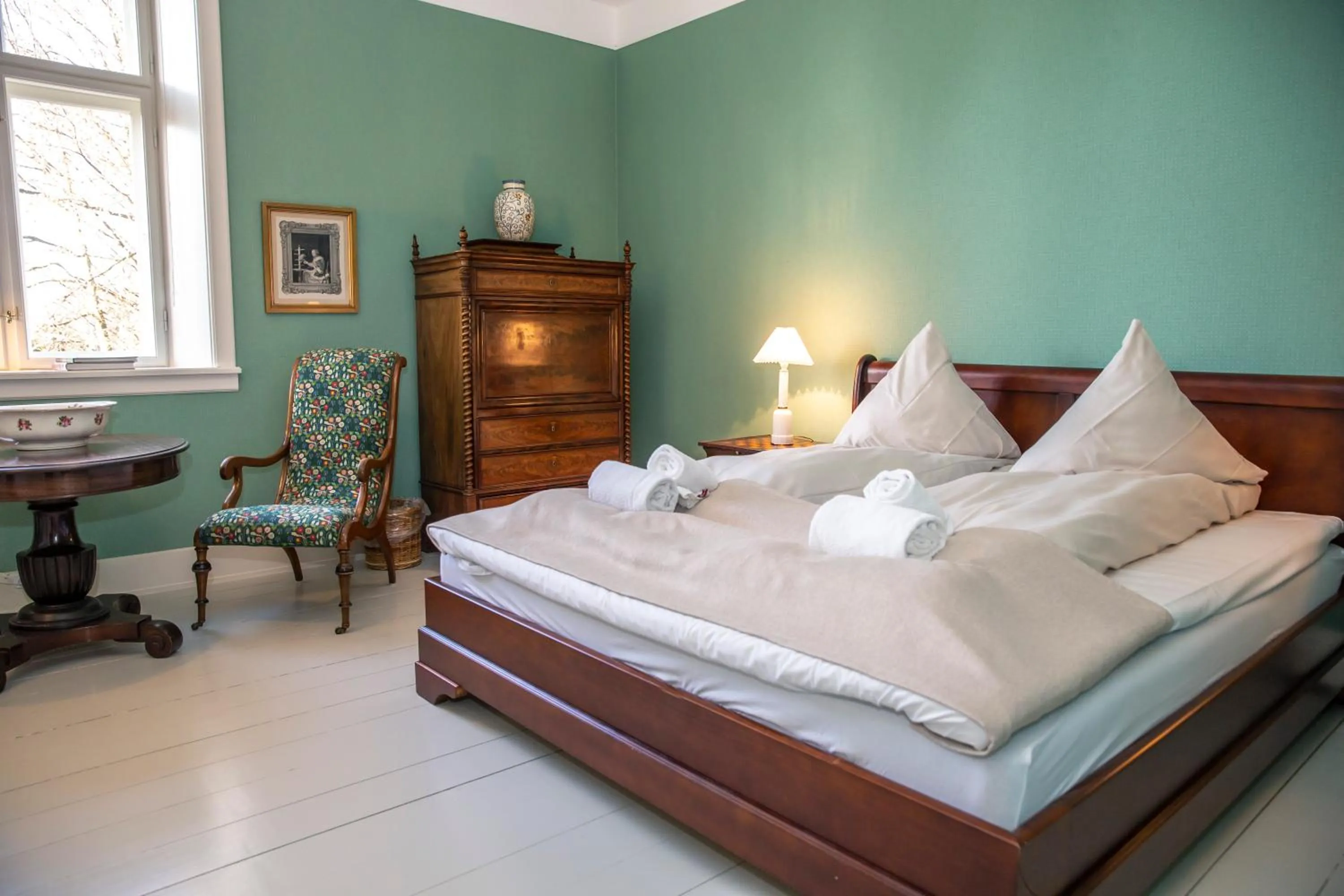 Bedroom, Bed in Fuglsang Herregaard Hotel