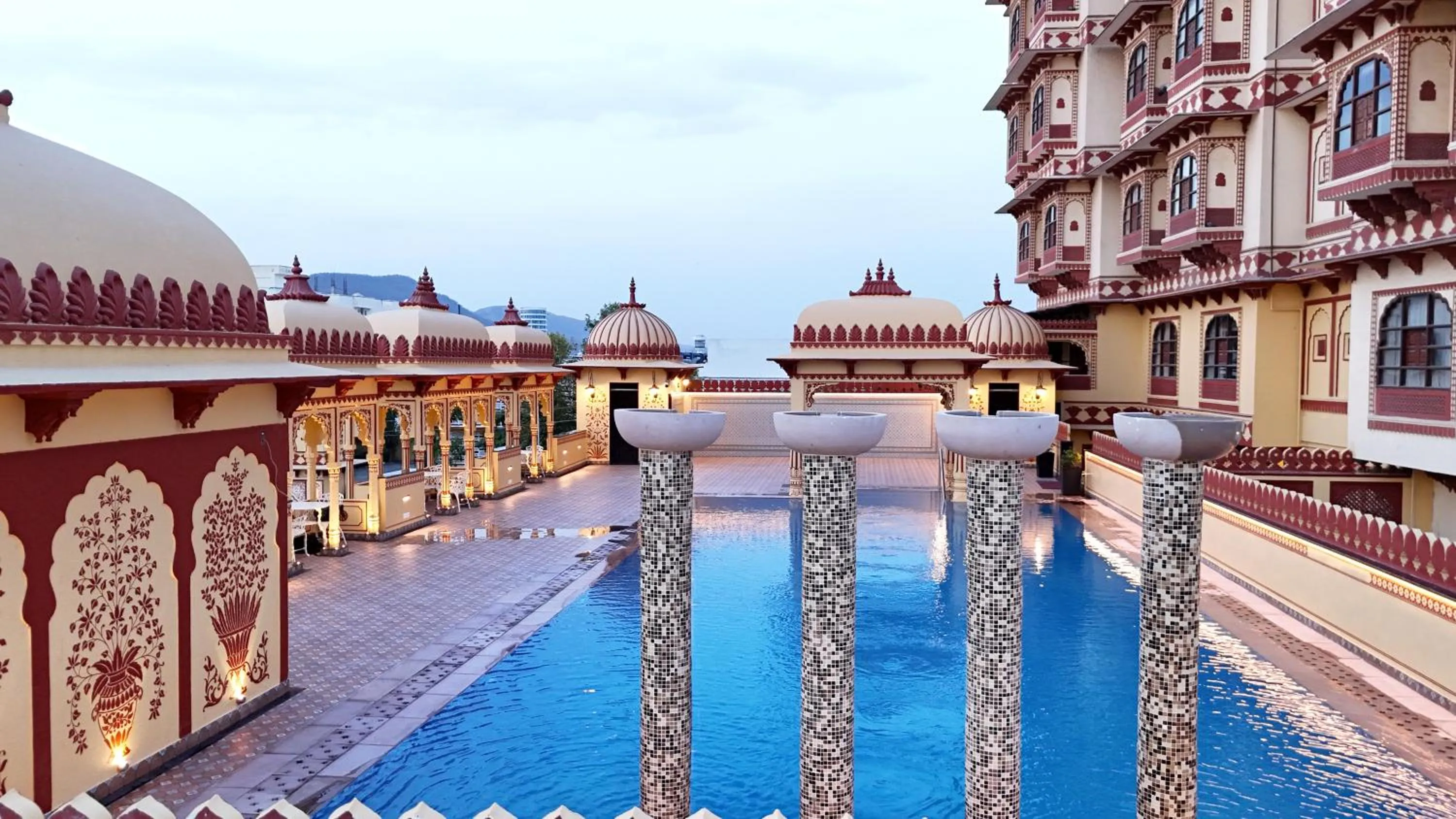 Swimming pool in Umaid Haveli-A Heritage Style Hotel & Resort