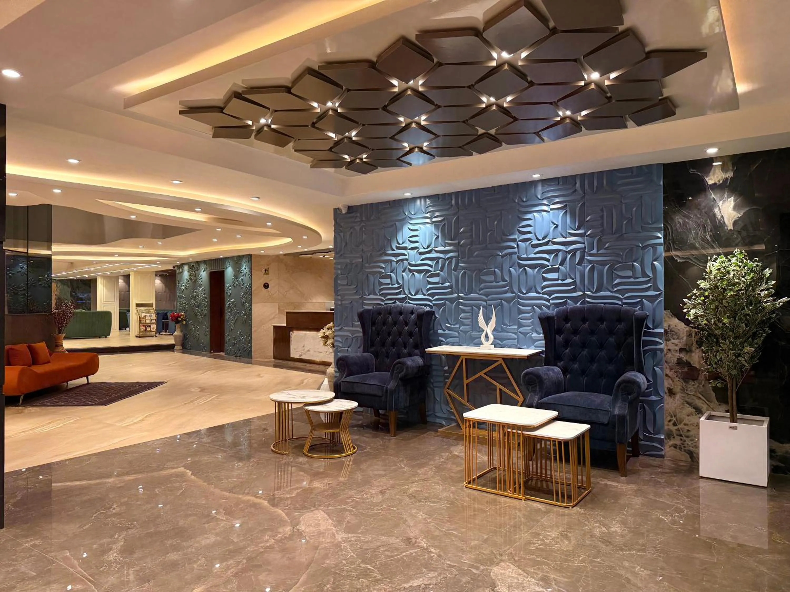 Lobby or reception in The Olive Hotel Srinagar